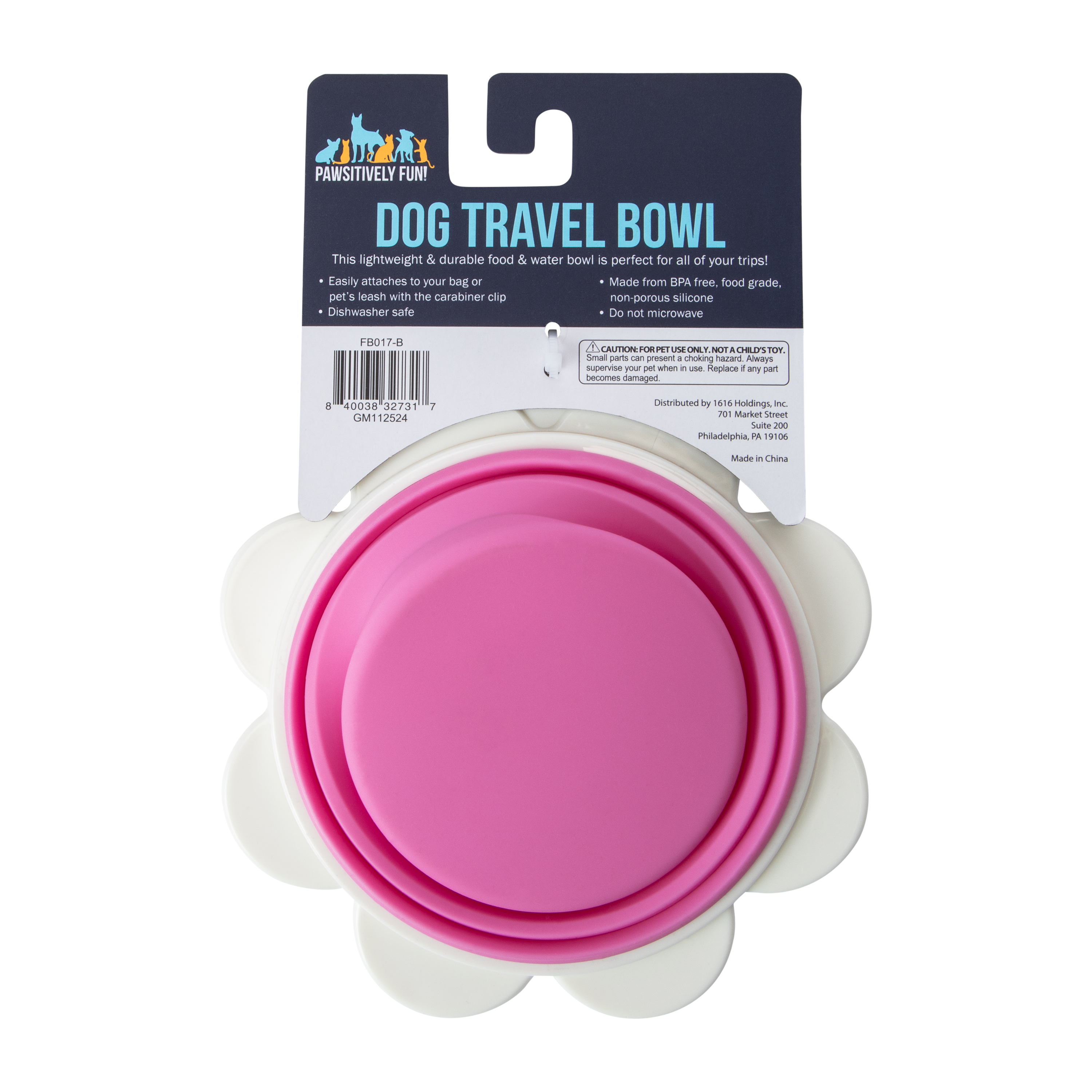Dog Travel Bowl 12oz
