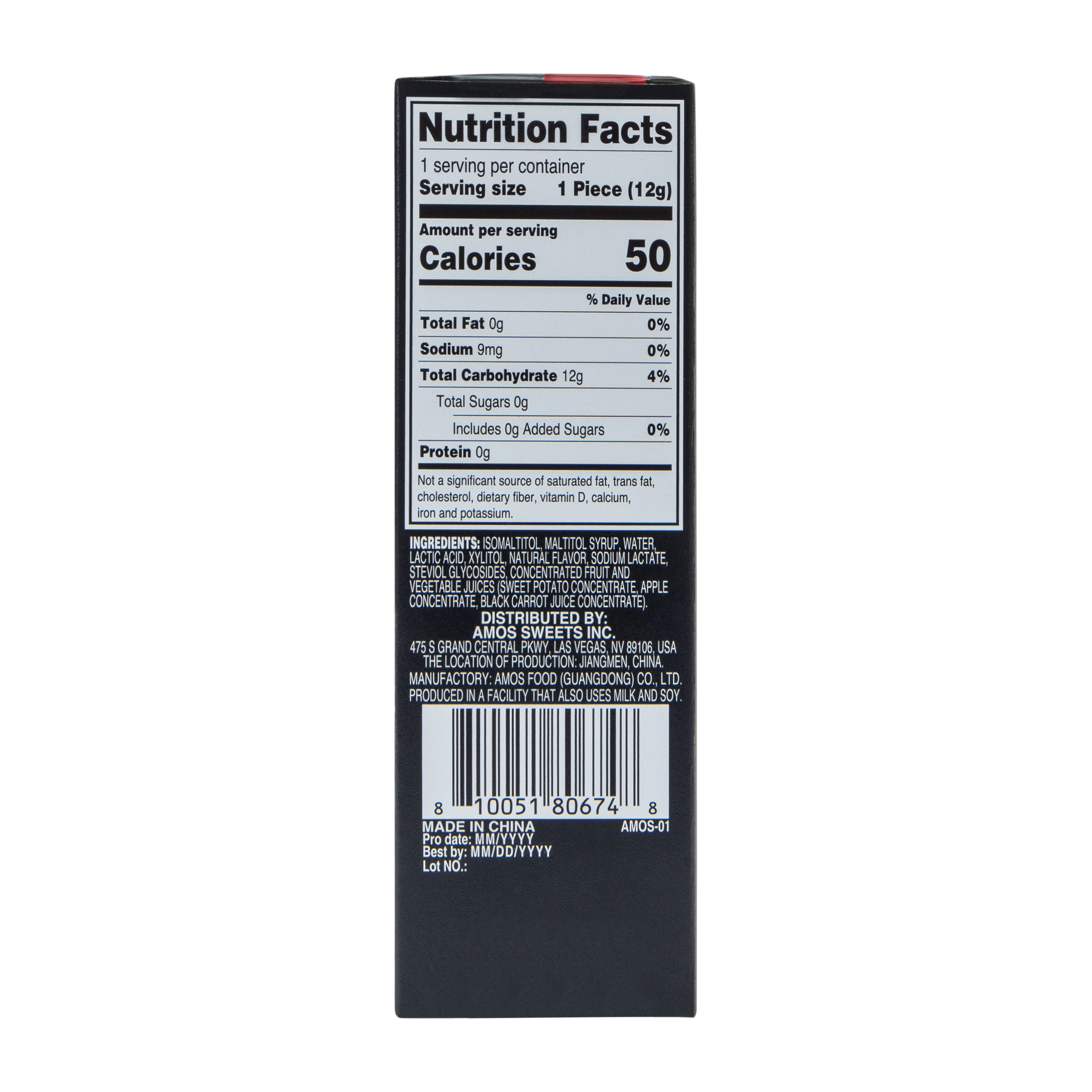 Amos® TastySounds™ Strawberry Flavor Audio Lollipop 0.42oz