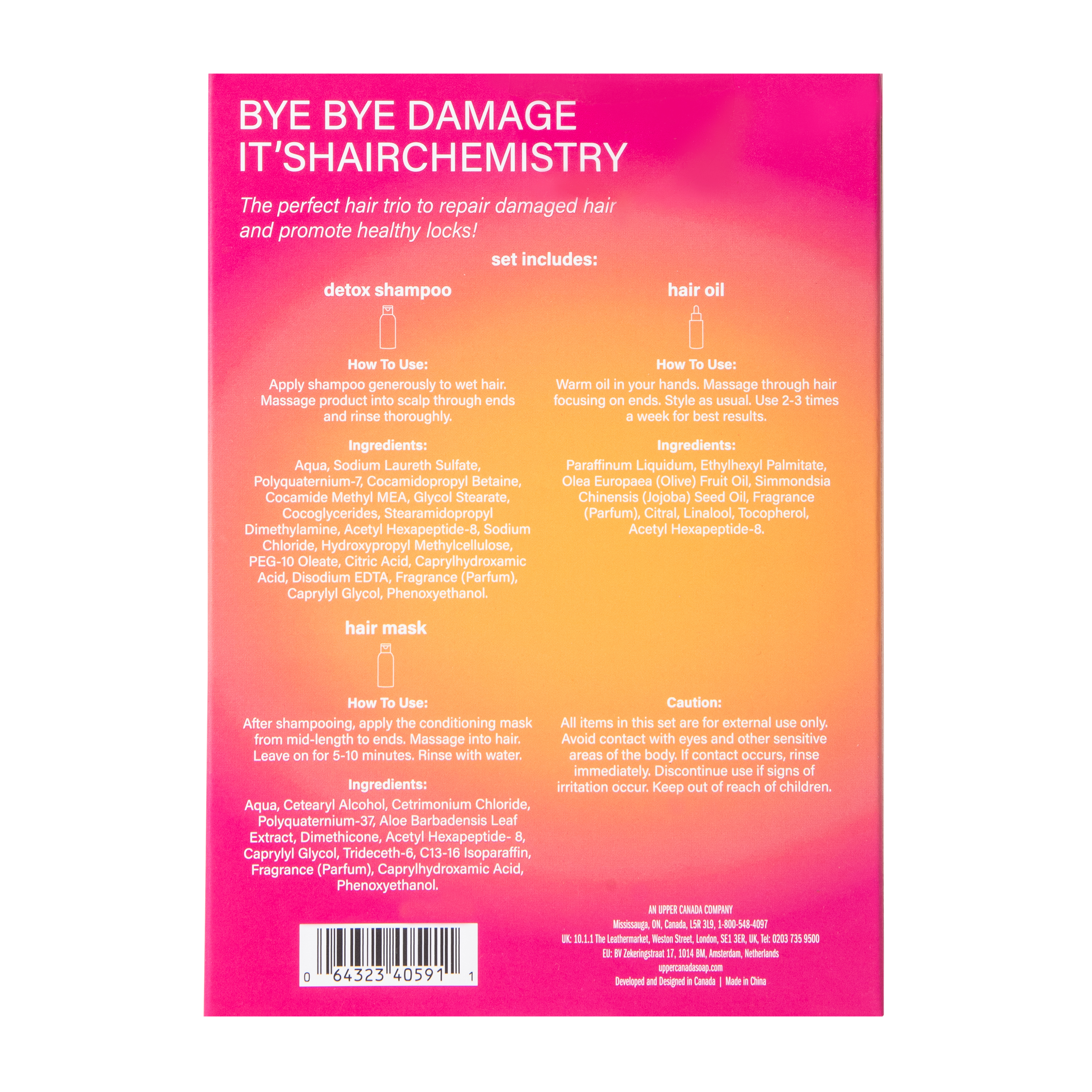 M4ne Hair Revive & Repair Basics Set 3-Pack