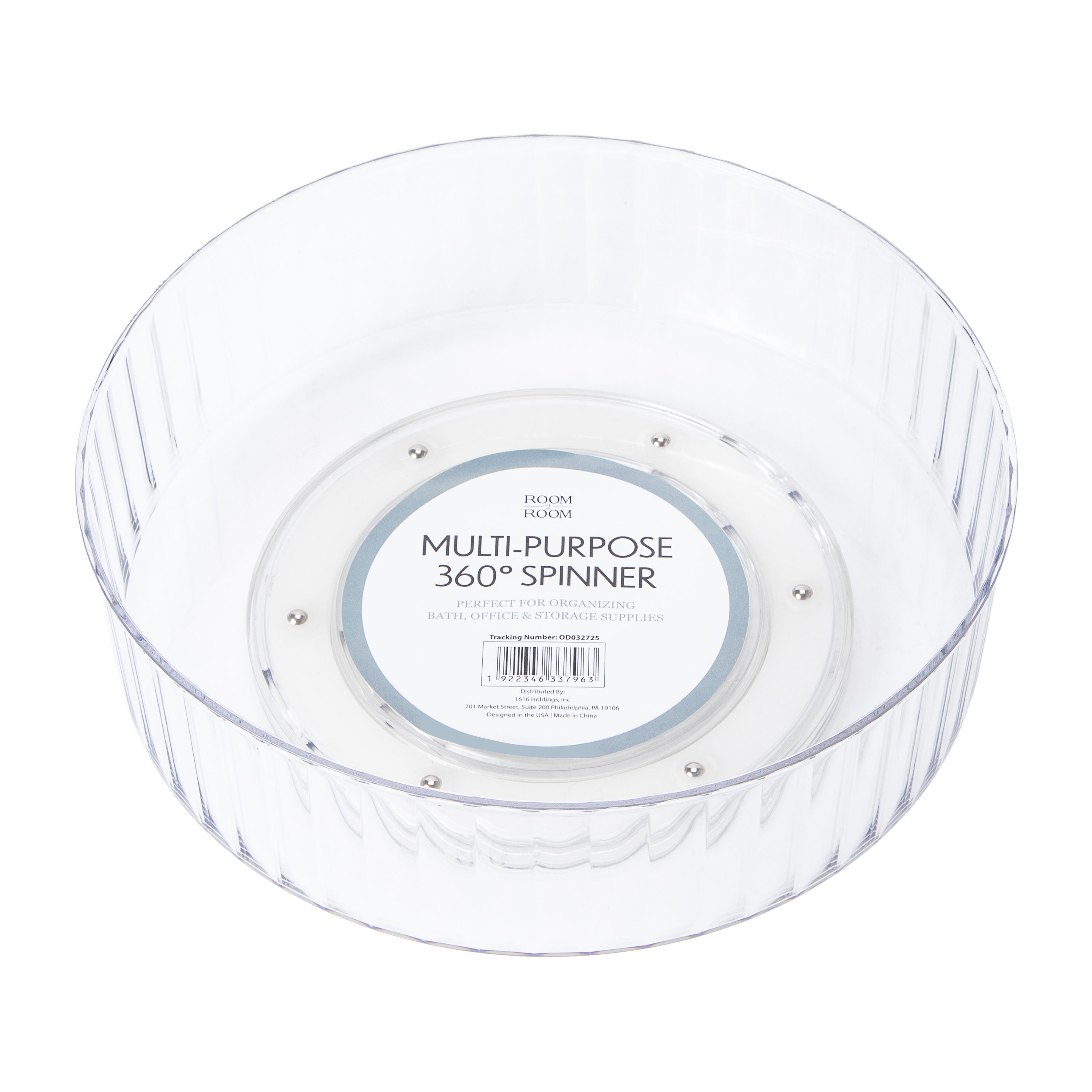 Multi-Purpose 360° Ribbed Plastic Spinner