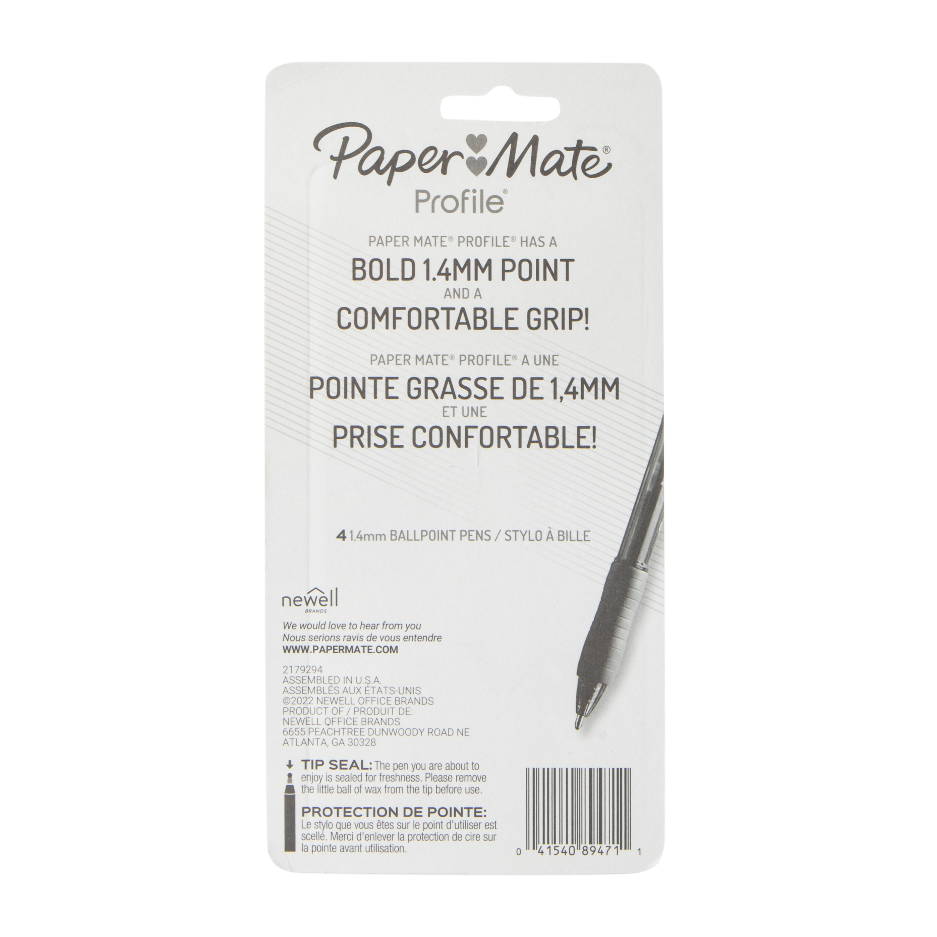 Paper Mate® Profile® Ballpoint 4-Count