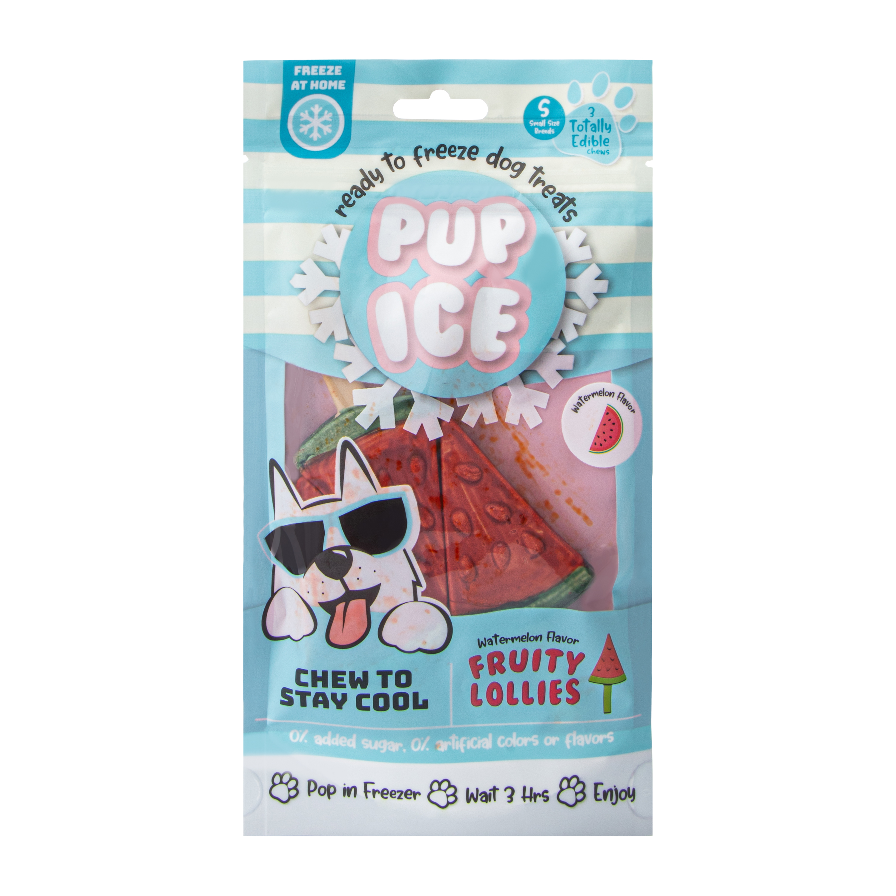 Pup Ice Fruity Lollies 3-Pack