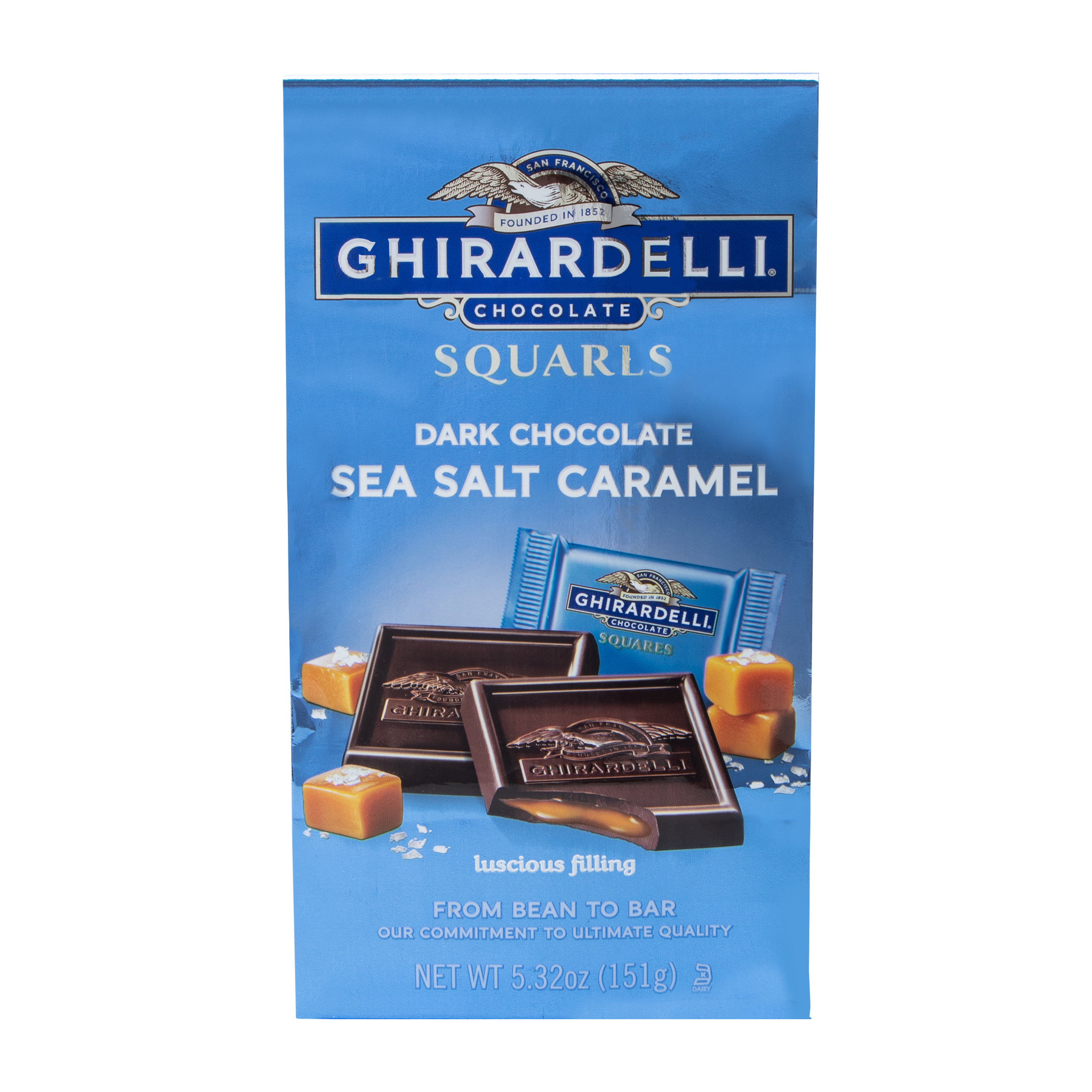 Ghirardelli® Squares Sea Salt Caramel Dark Chocolate 5.32oz