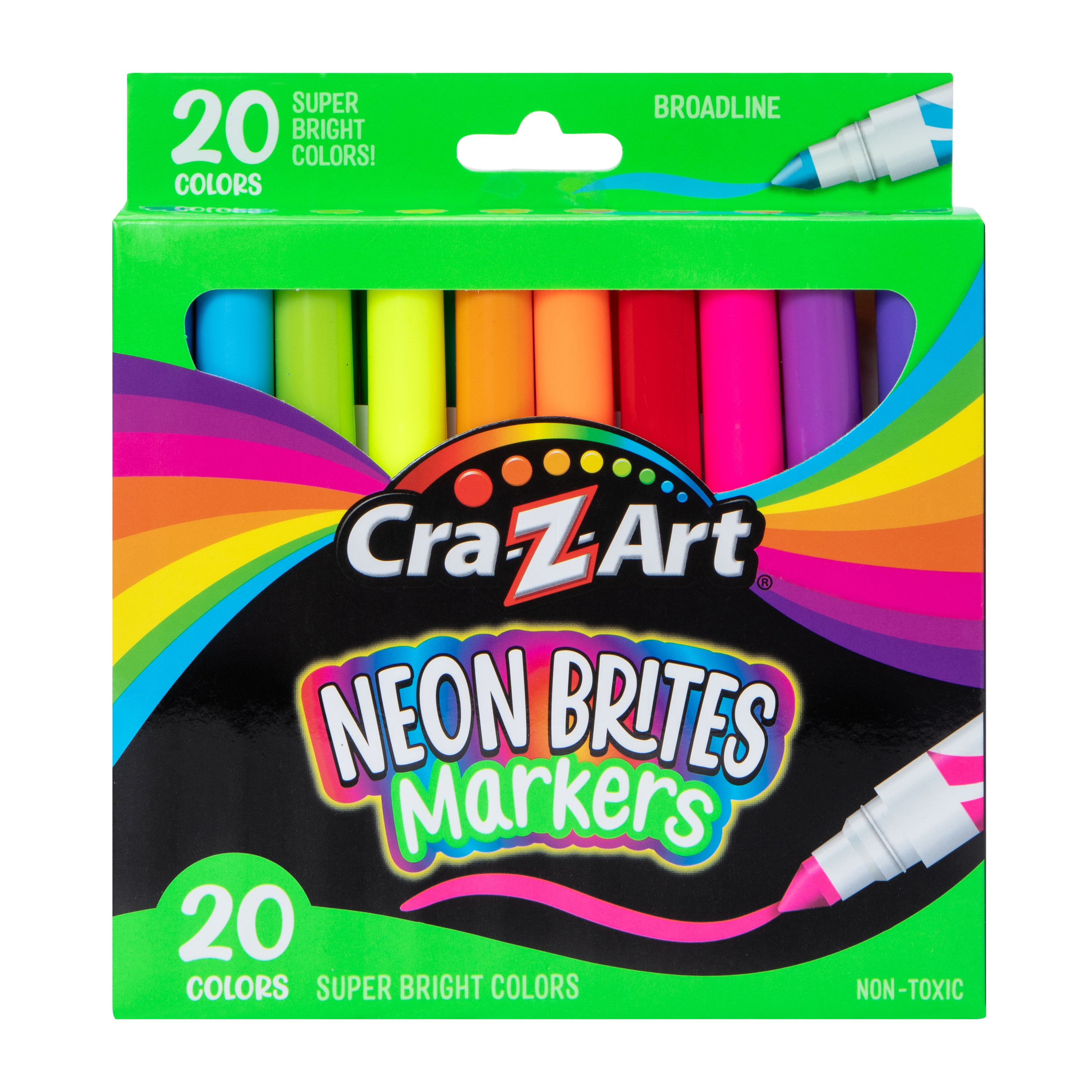 Neon Brites Markers 20-Count