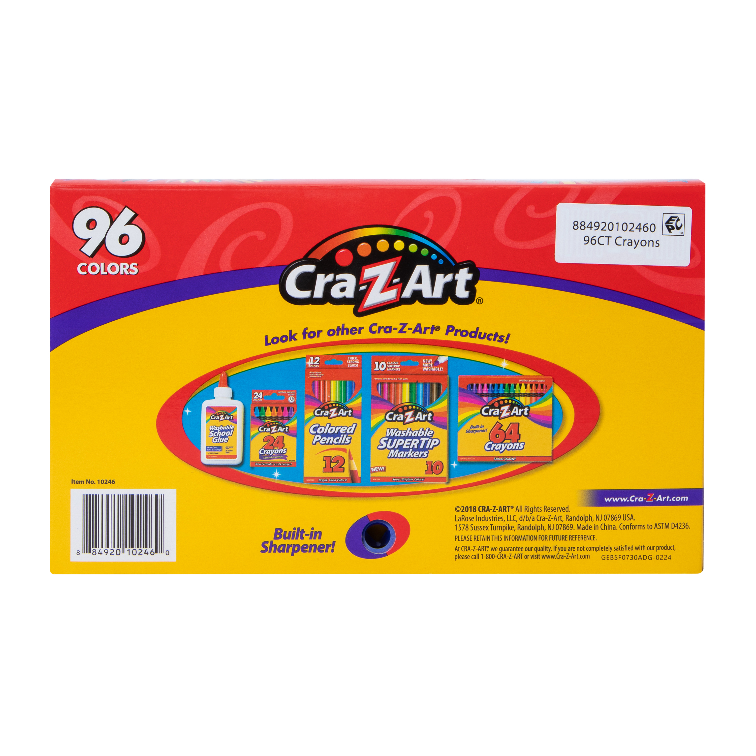 Cra-Z-Art® Crayons 96-Count