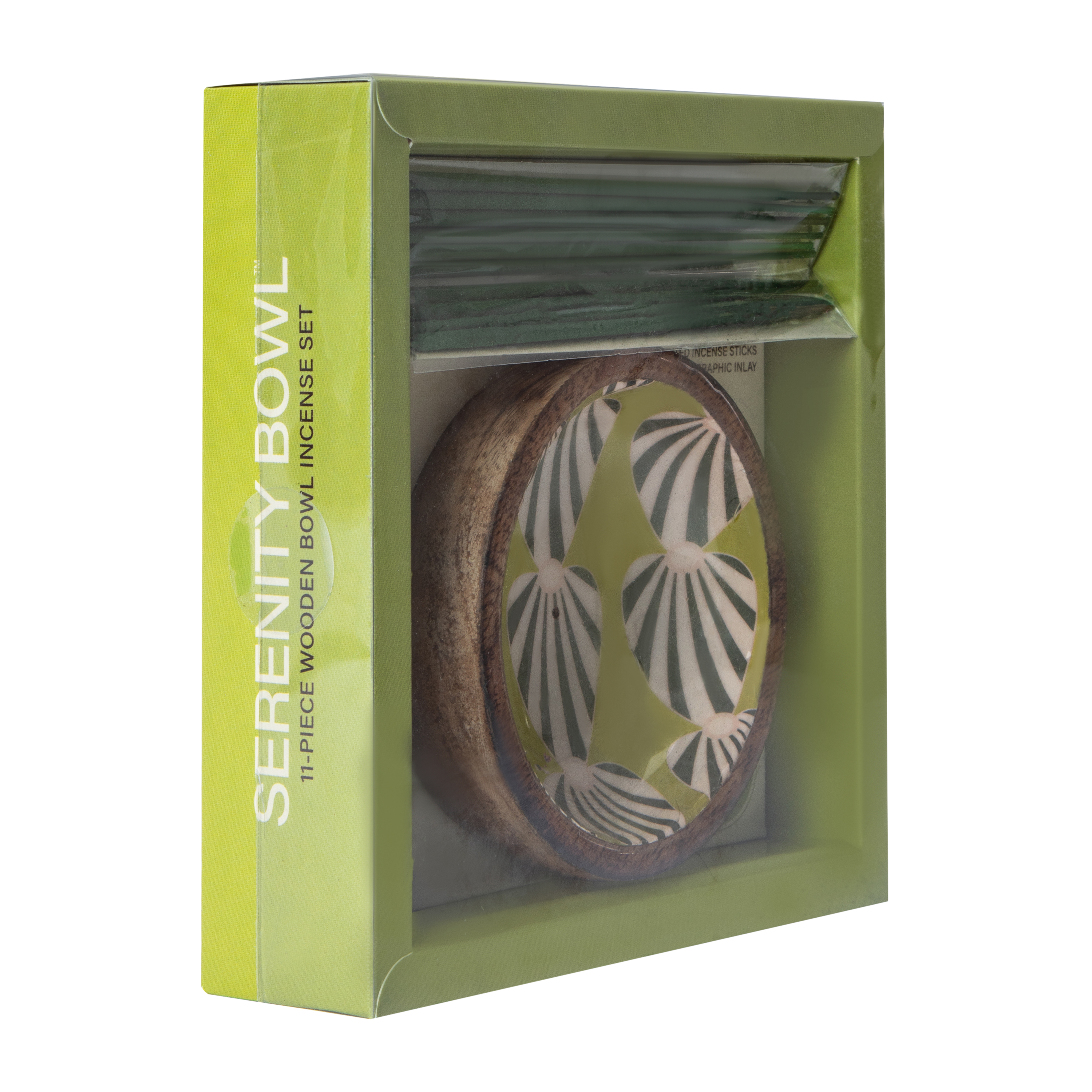 Serenity Bowl Wooden Incense Set 11-Piece