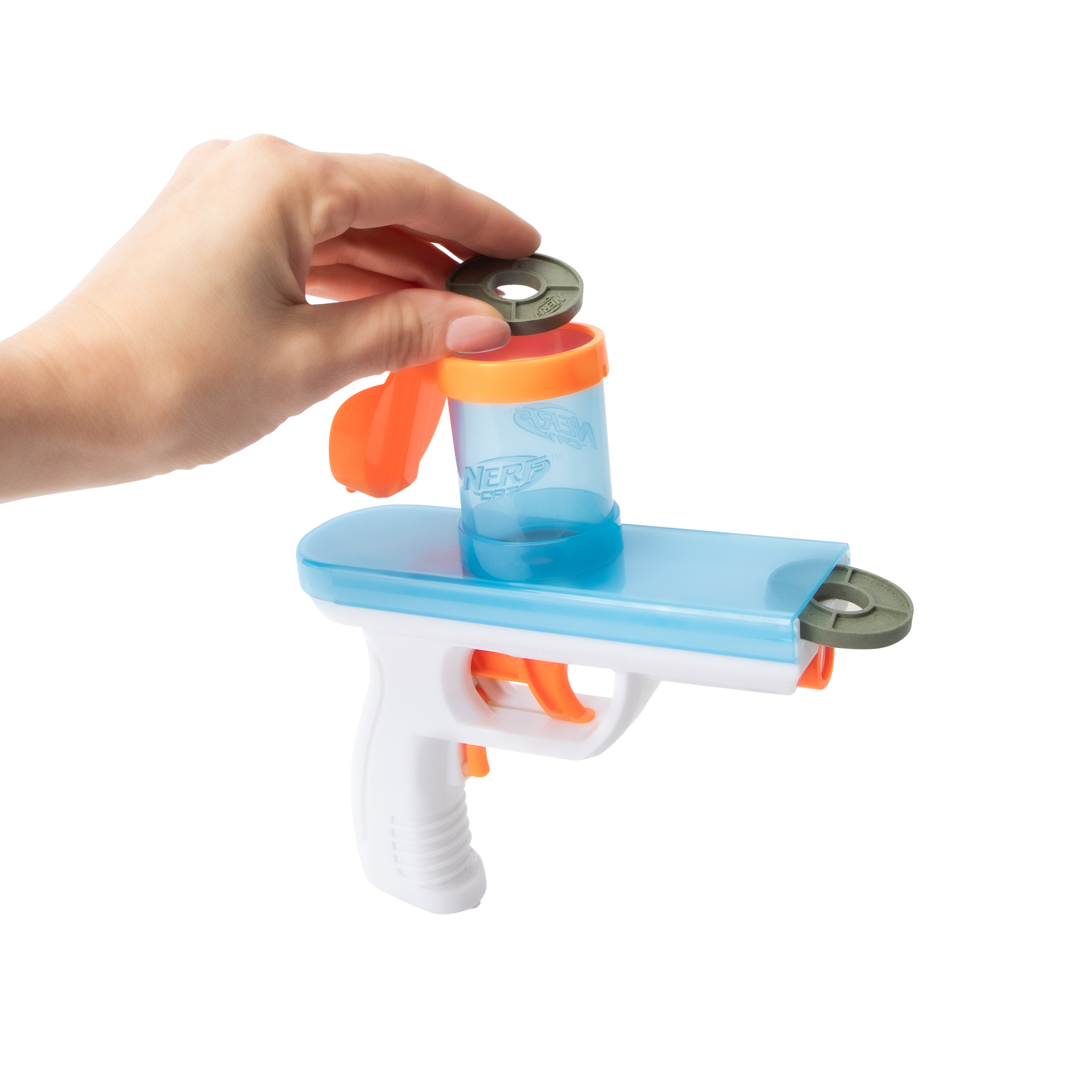 Nerf Cat Catnip Disc Blaster With Light Chase