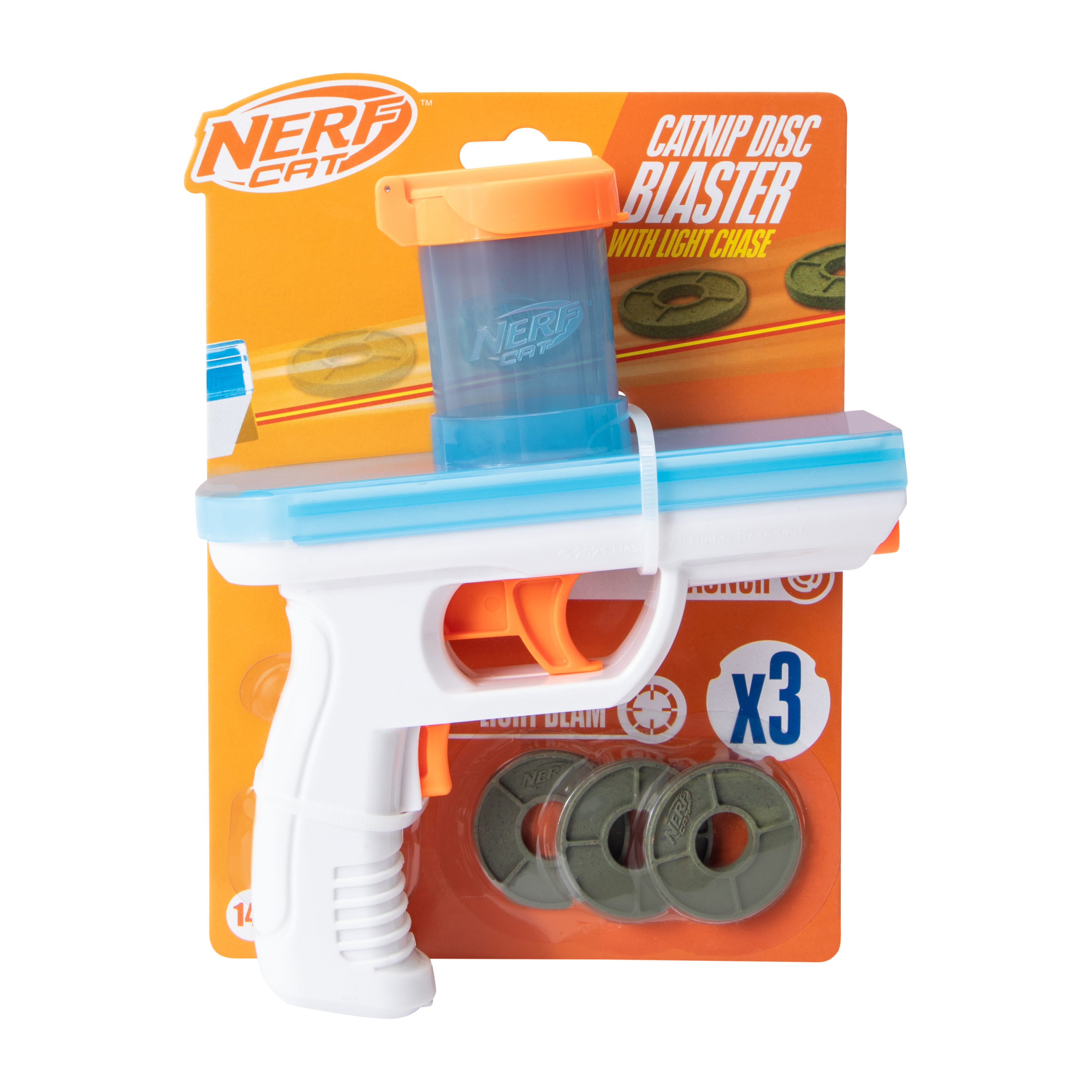 Nerf Cat Catnip Disc Blaster With Light Chase