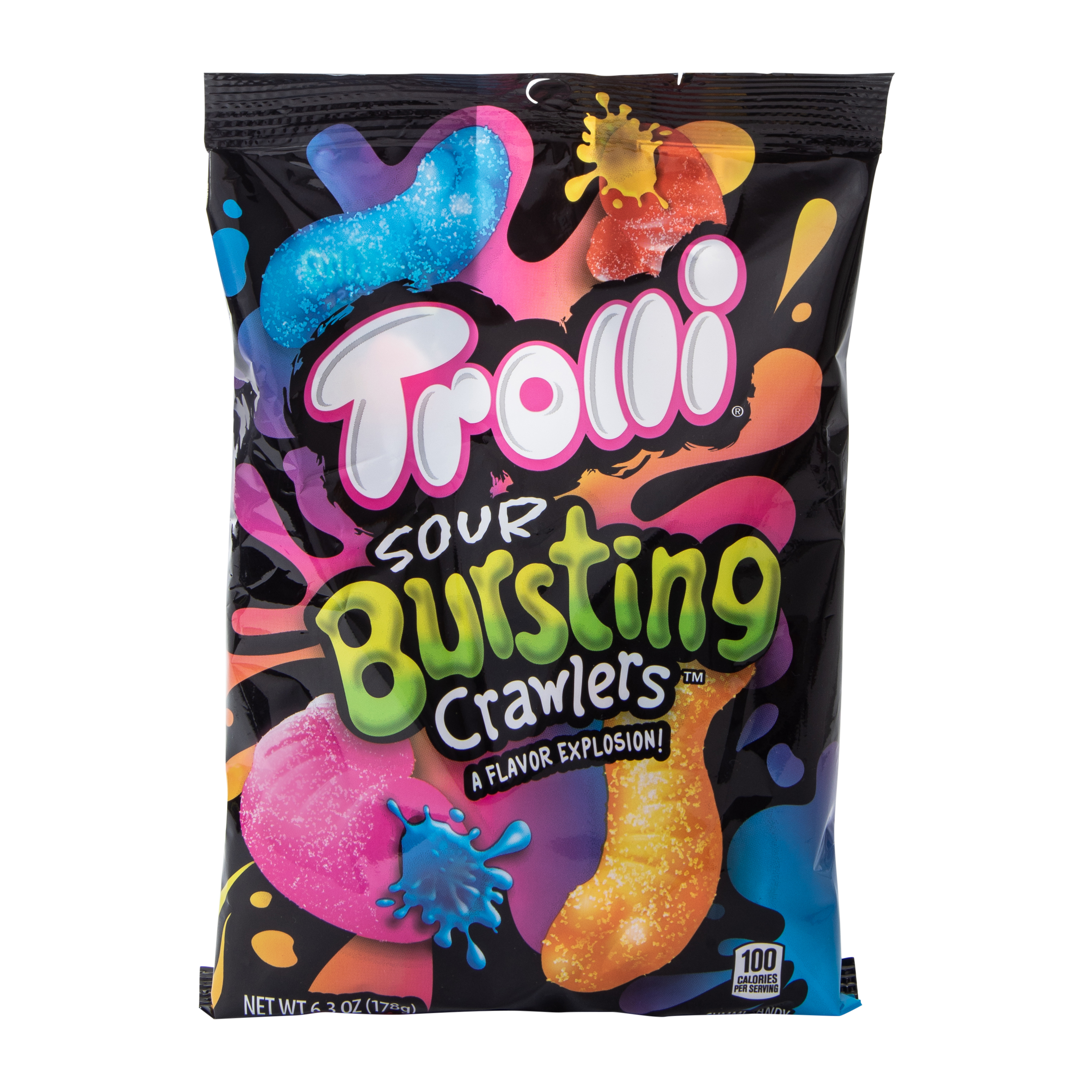 Trolli® Sour Bursting Crawlers™ Flavor Explosion Gummi Candy 6.3oz