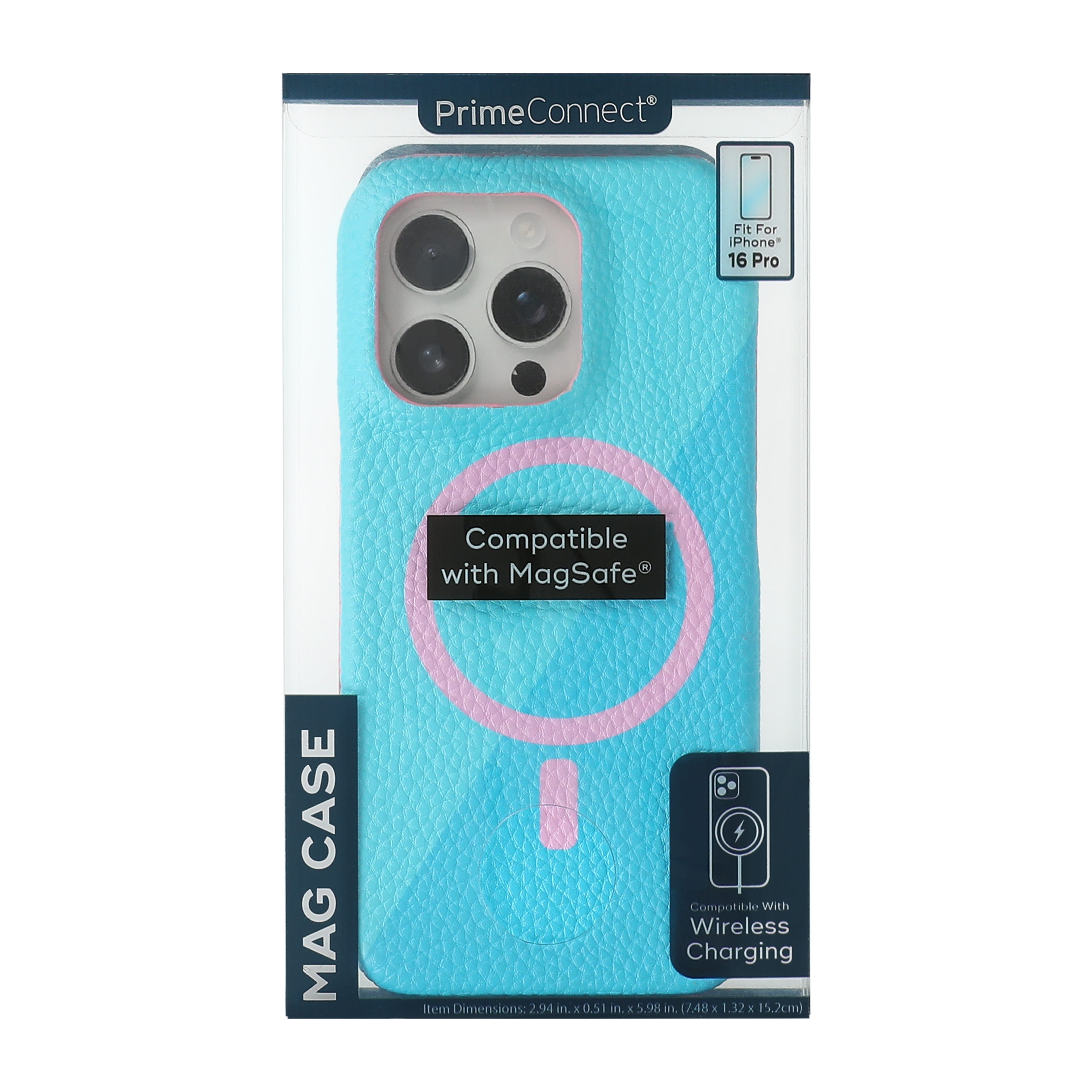 iPhone 16 Pro® Leather Mag Case