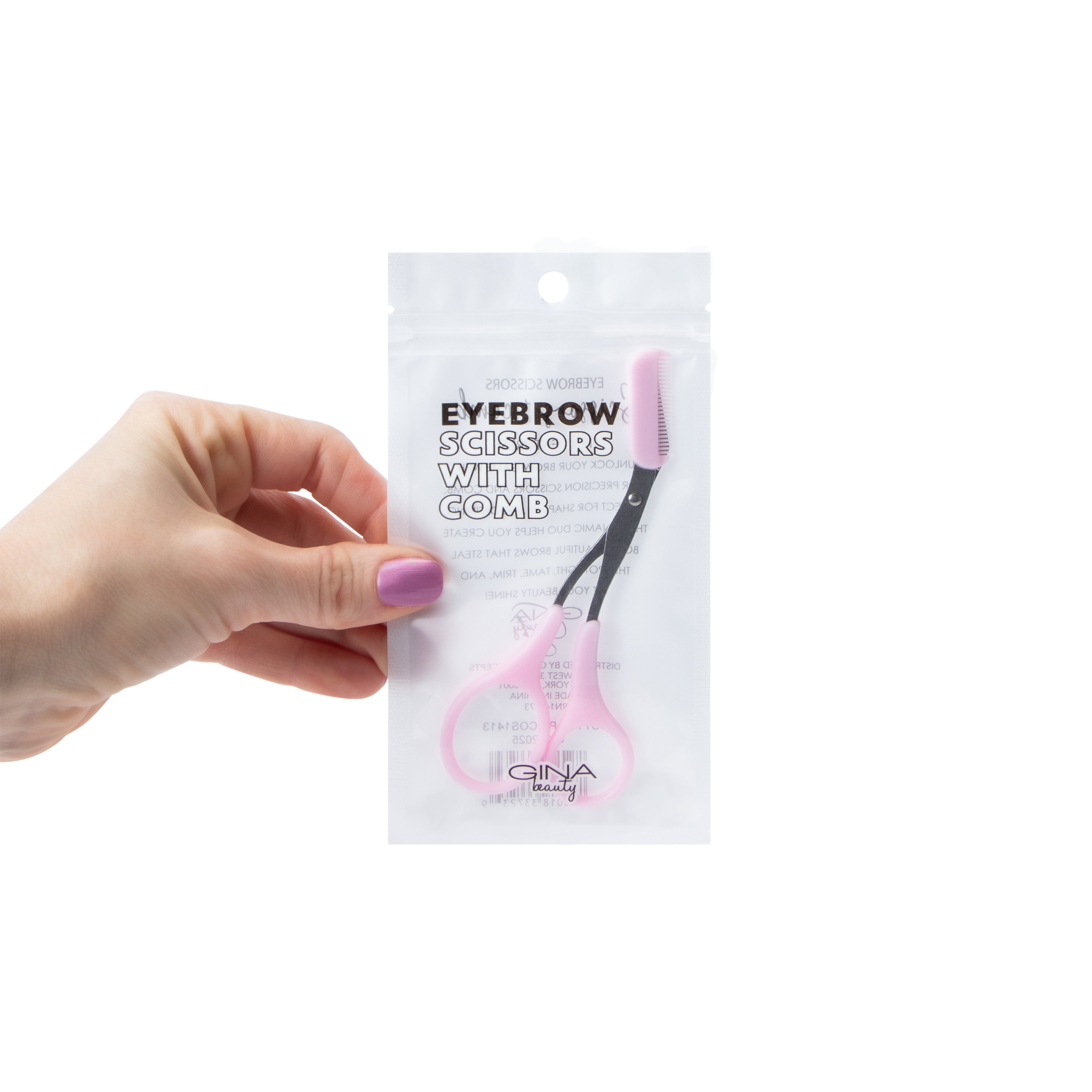 Gina Beauty Eyebrow Scissors With Comb