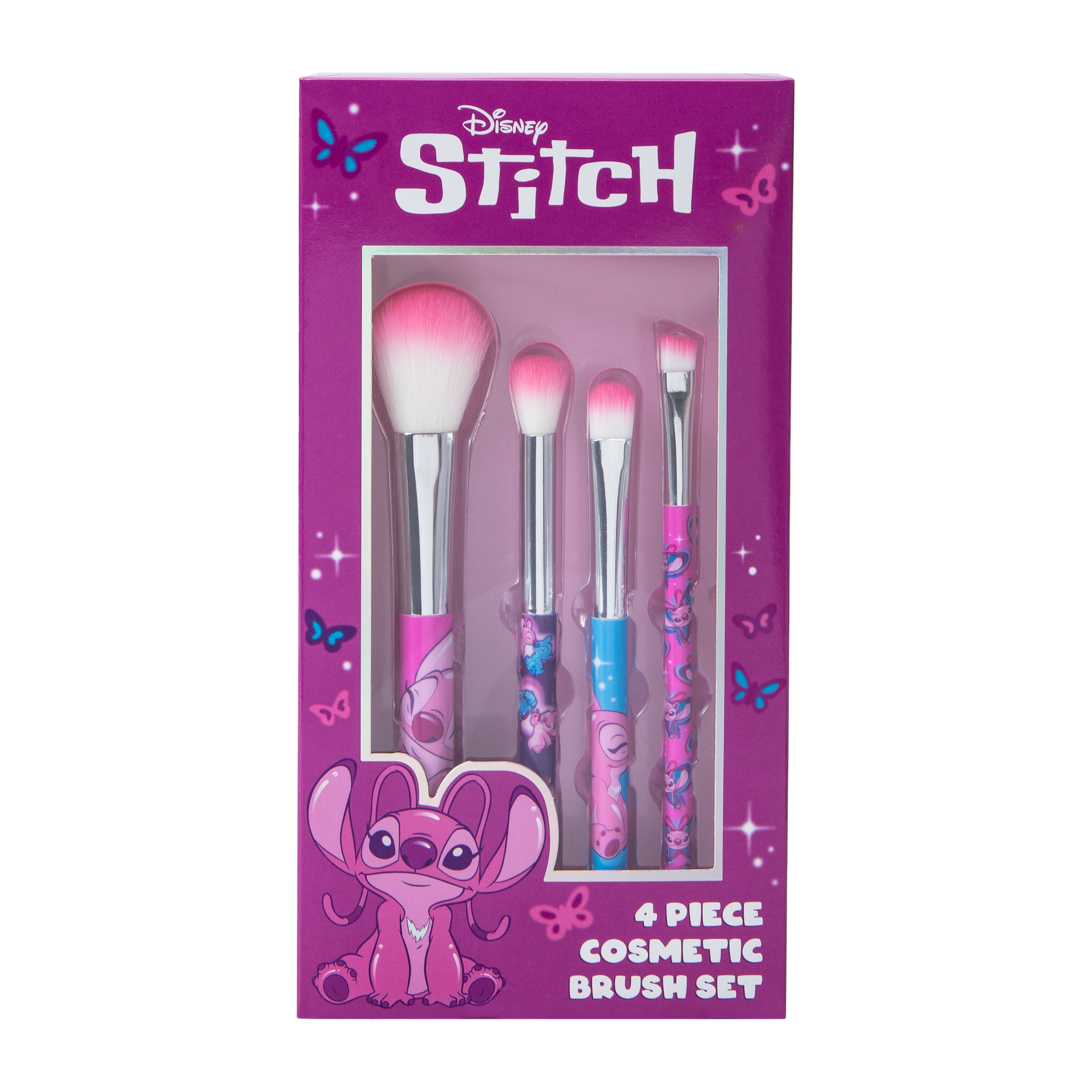 Disney Lilo & Stitch Cosmetic Brush Set 4-Piece