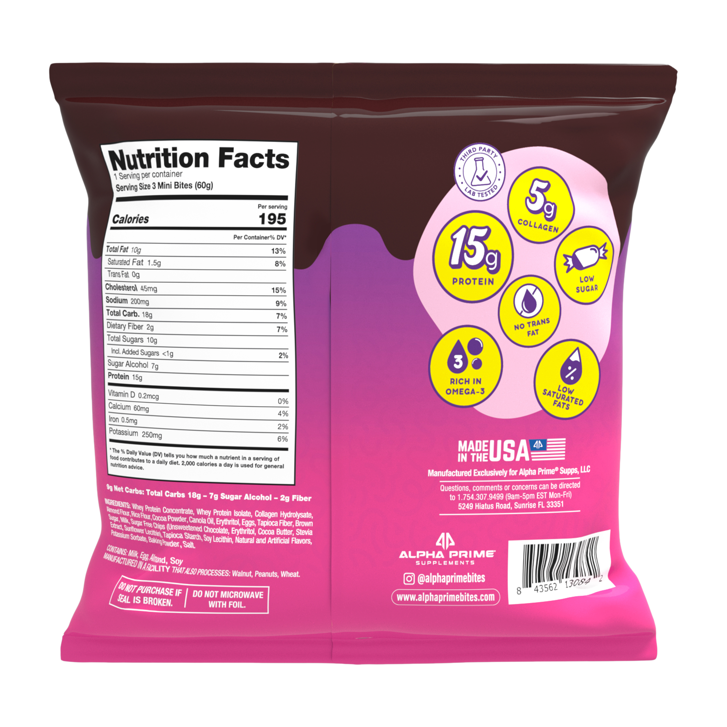 Prime Bites® Protein Mini Muffins 3-Pack