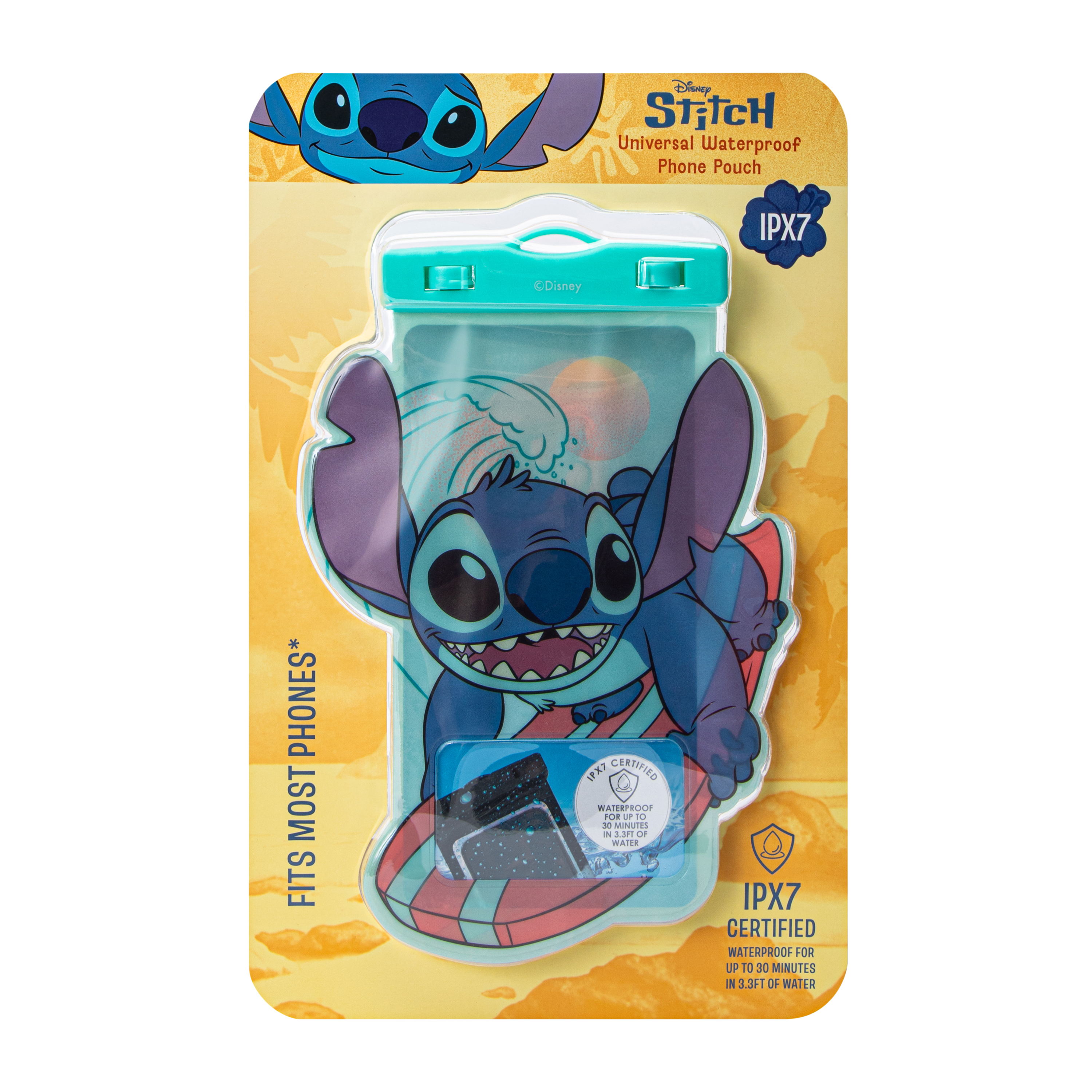 Disney Stitch Universal Waterproof Phone Pouch