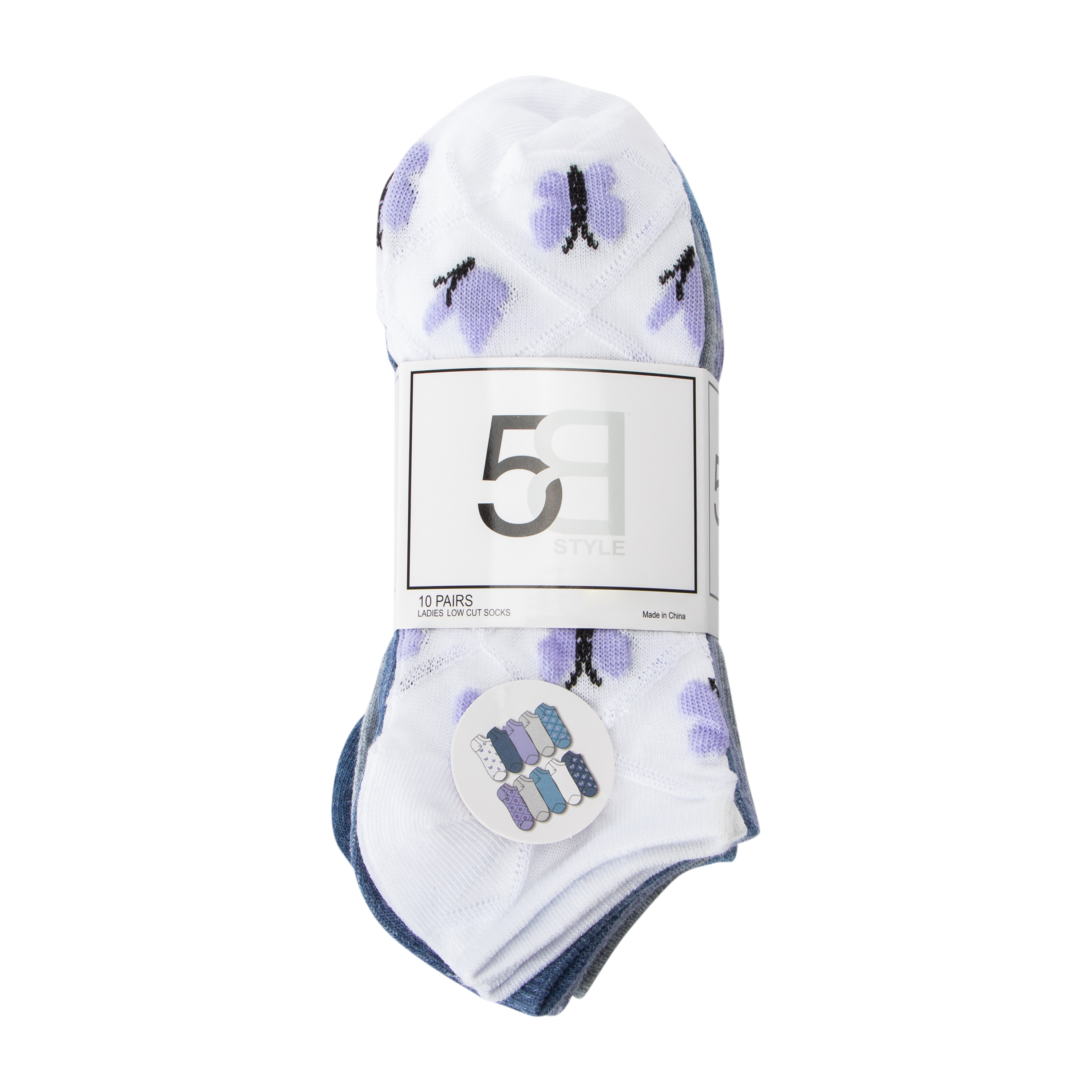 Juniors No-Show Socks 10-Pack