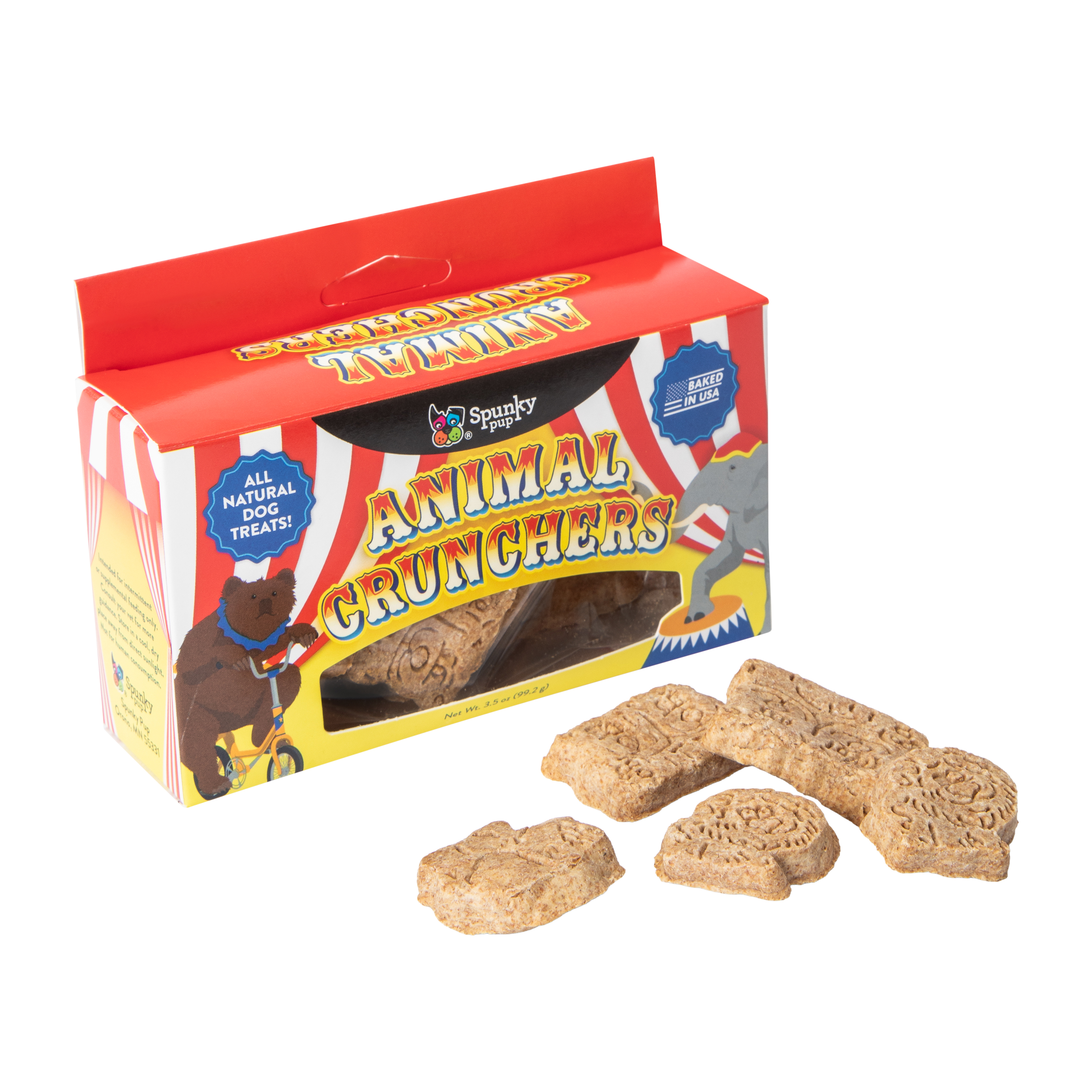 Spunky Pup® Animal Crunchers 3.5oz