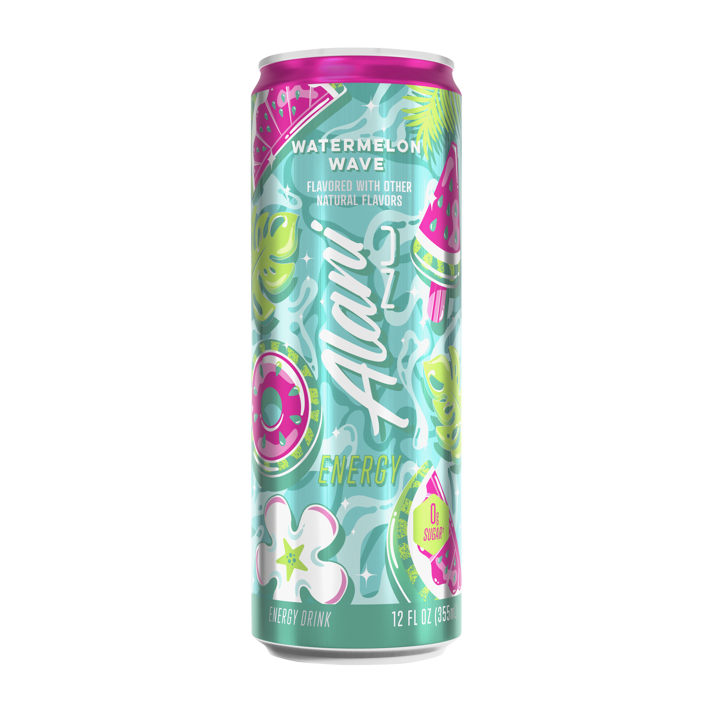 Alani Nu Watermelon Wave Energy Drink 12oz