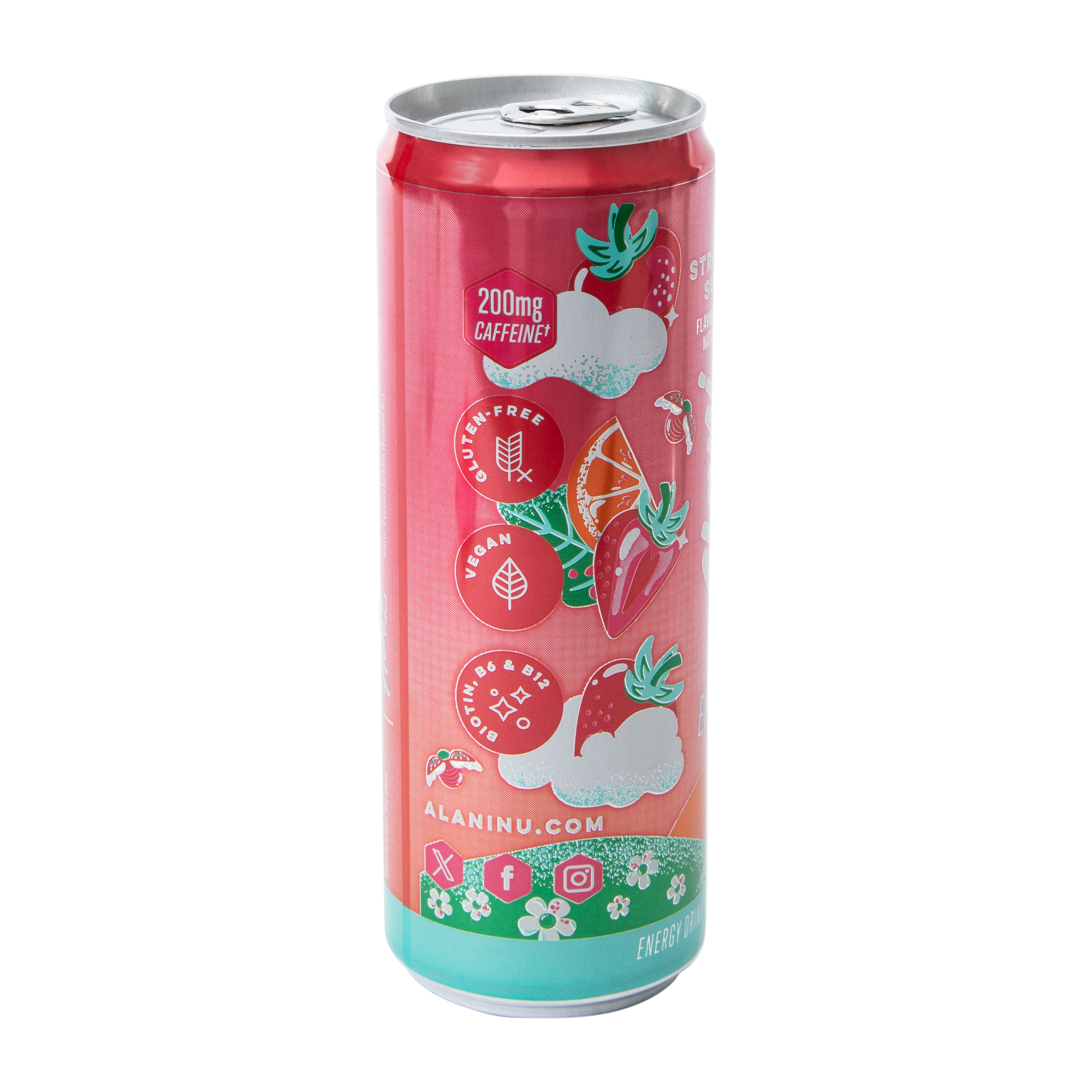 Alani Nu Strawberry Sunrise Energy Drink 12oz