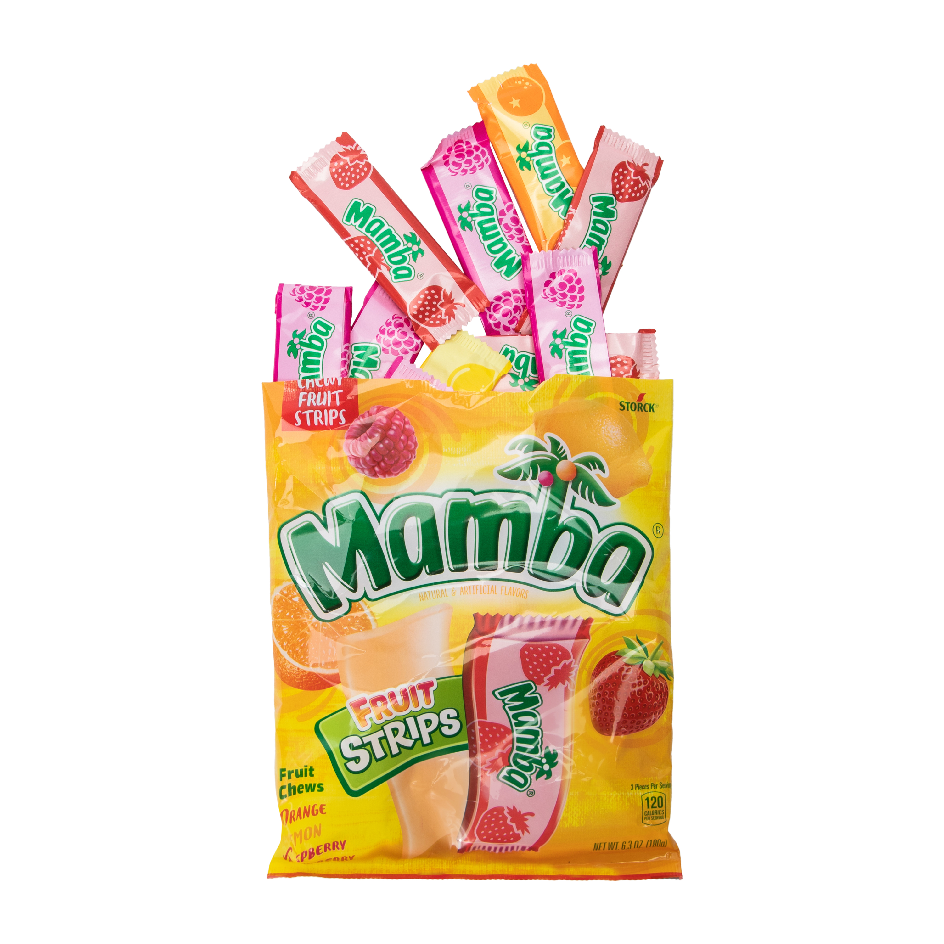 Mamba® Fruit Strips Candy 6.3oz