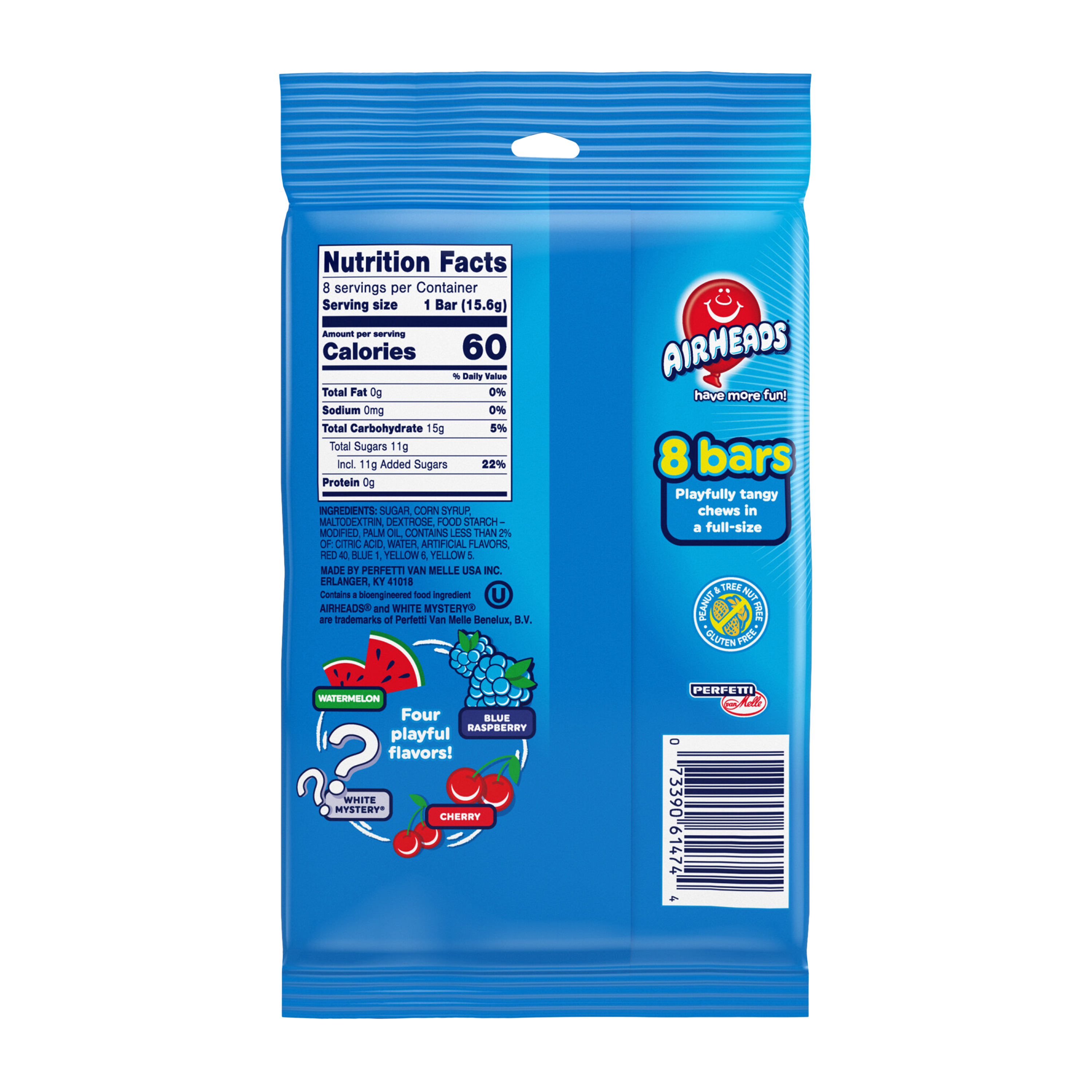 Airheads® Sour 8 Assorted Bars Candy 4.4oz