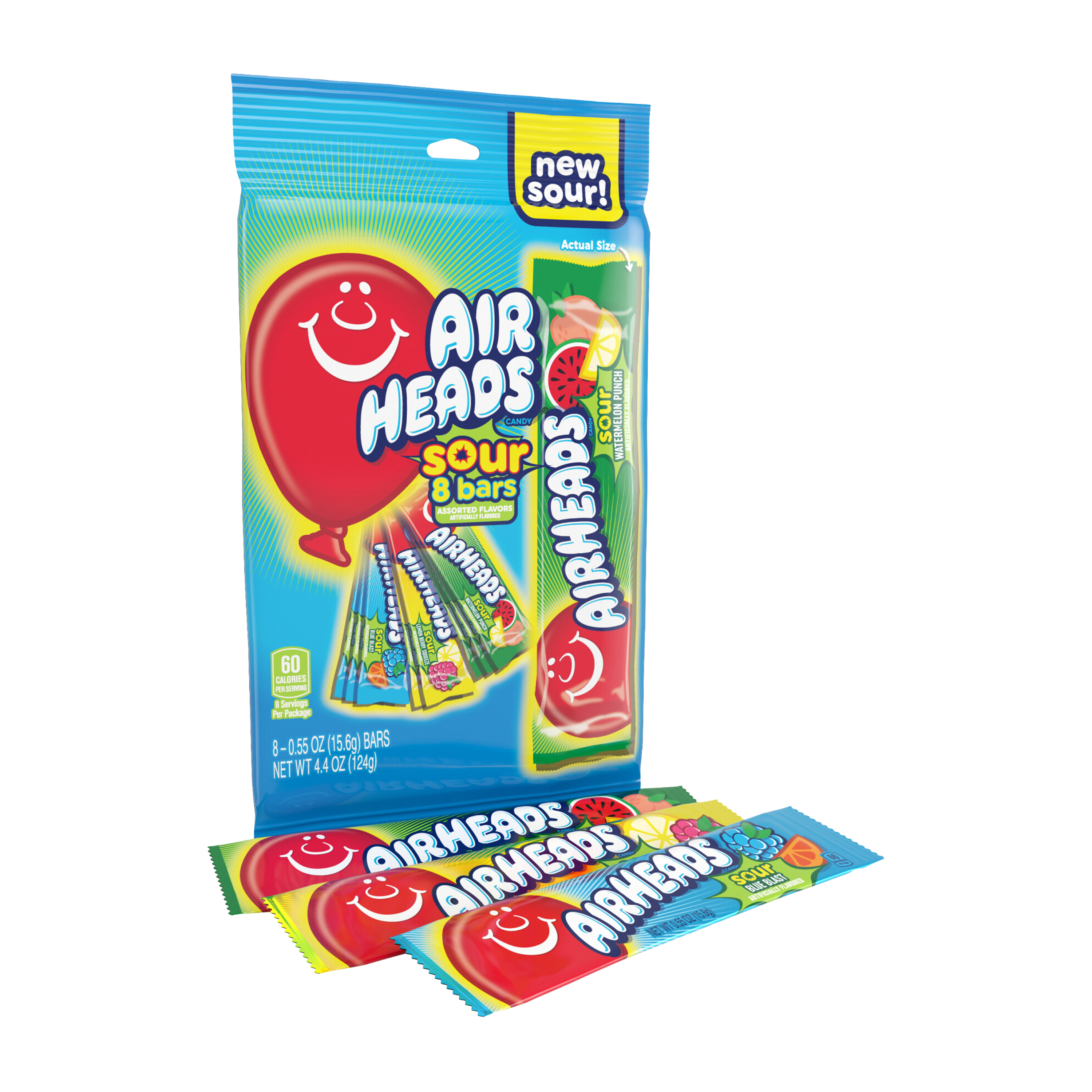 Airheads® Sour 8 Bars Candy 4.37oz