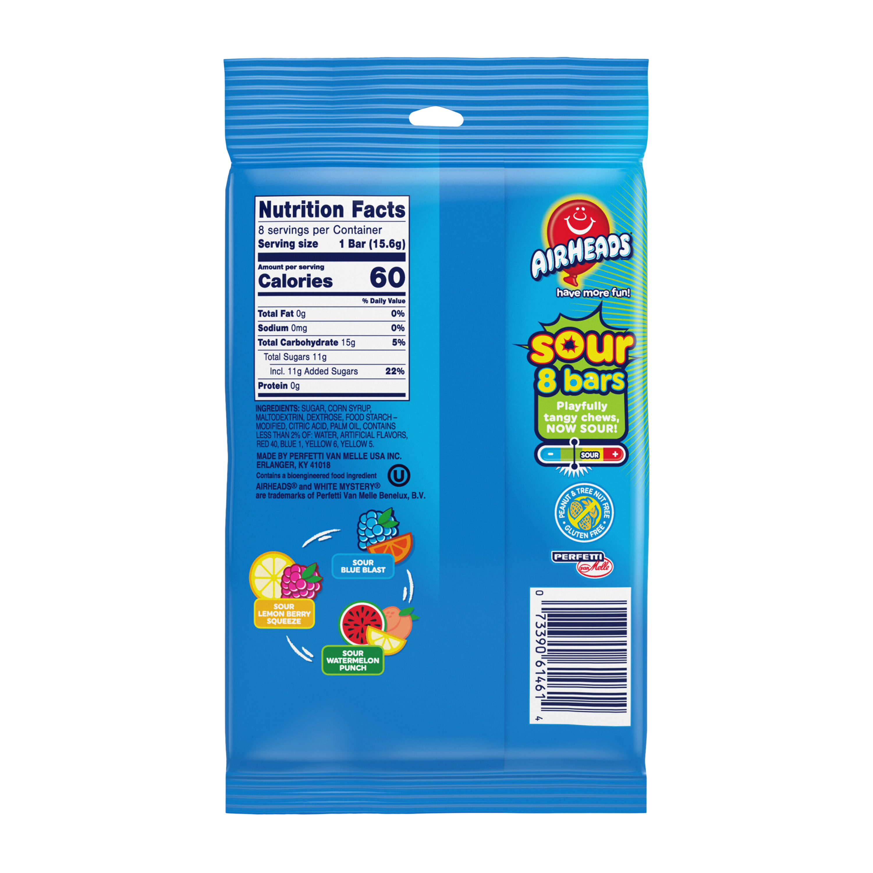 Airheads® Sour 8 Bars Candy 4.37oz