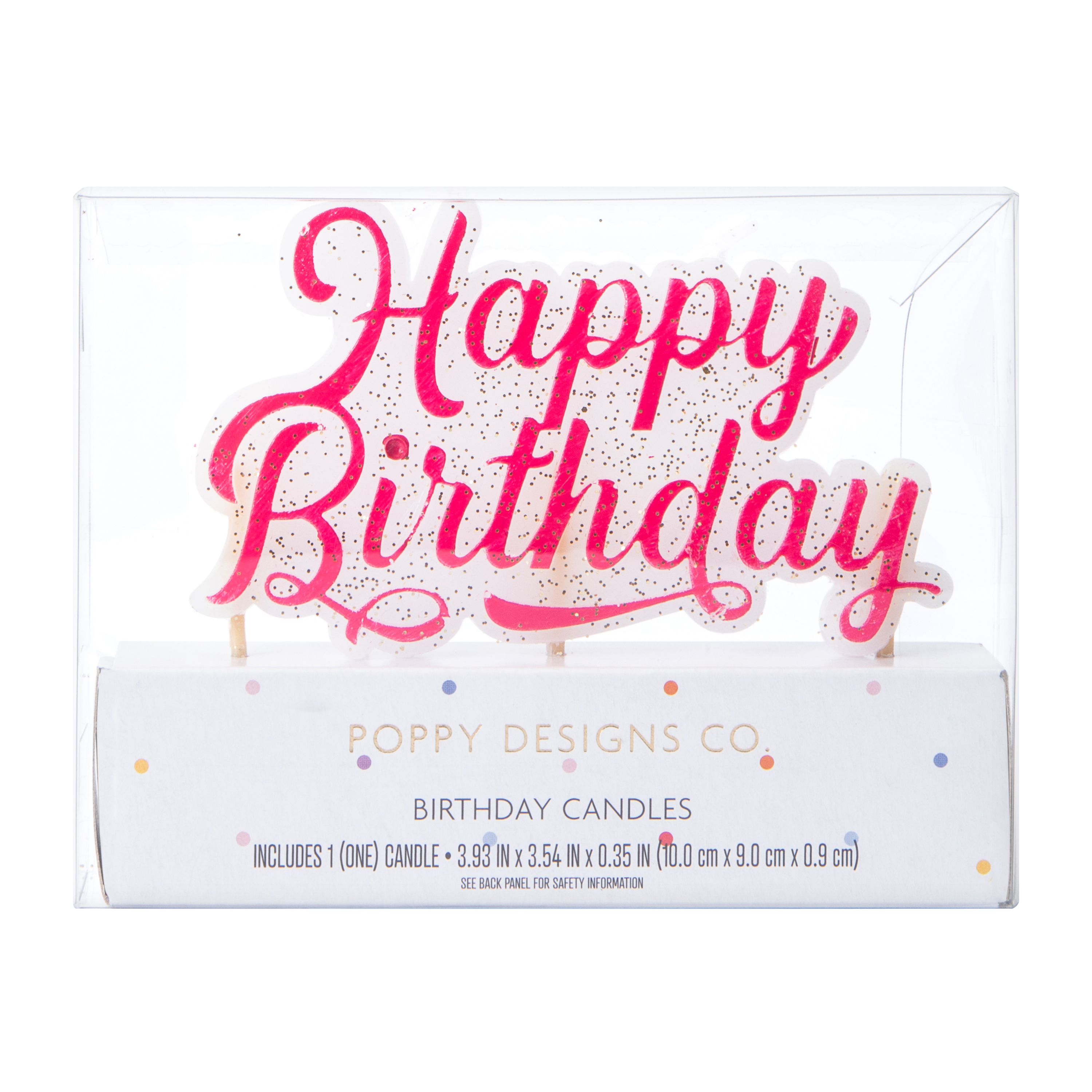 Pink Birthday Candles