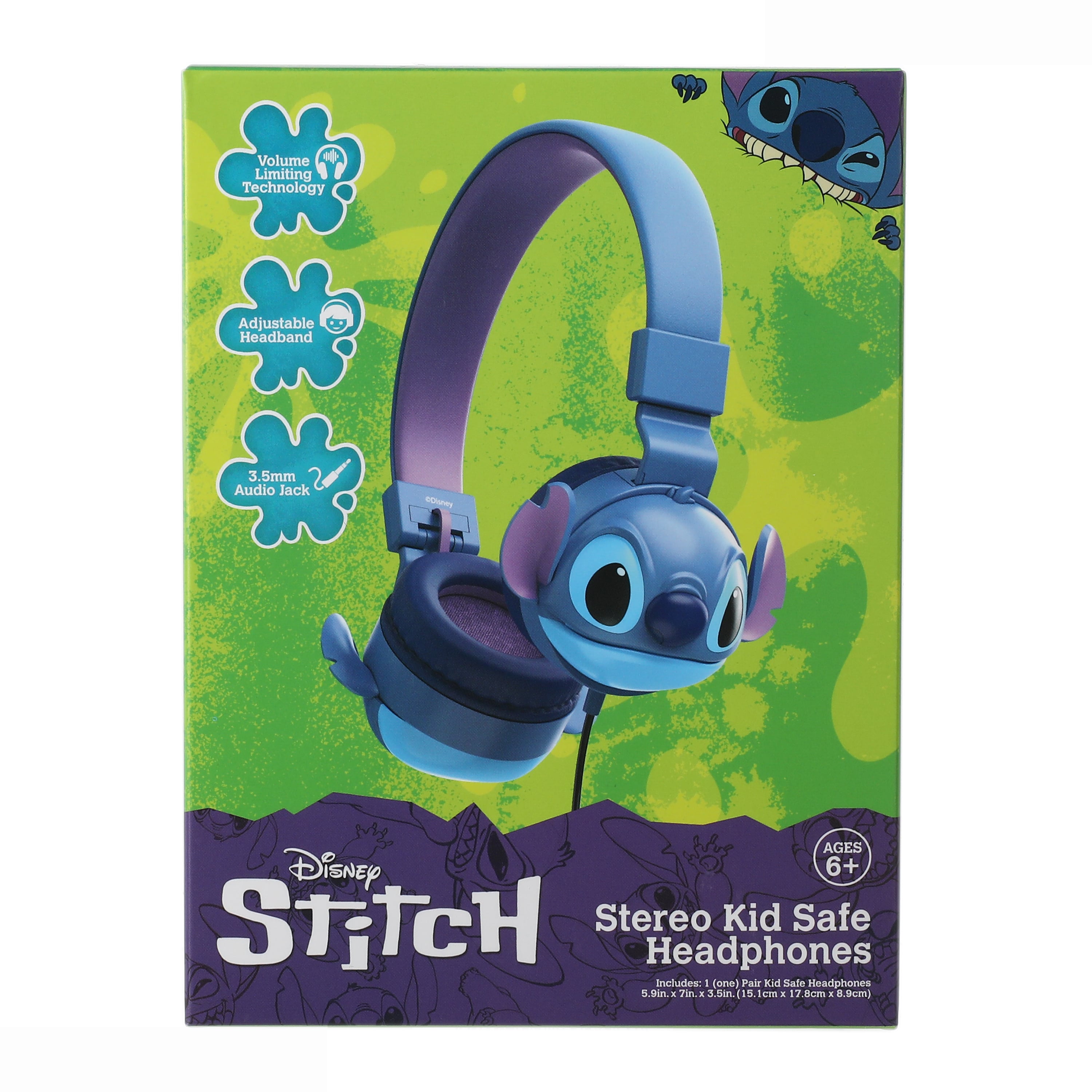 Audifonos Disney Stitch pa ninos con cable - Sonido brutal y seguro 5