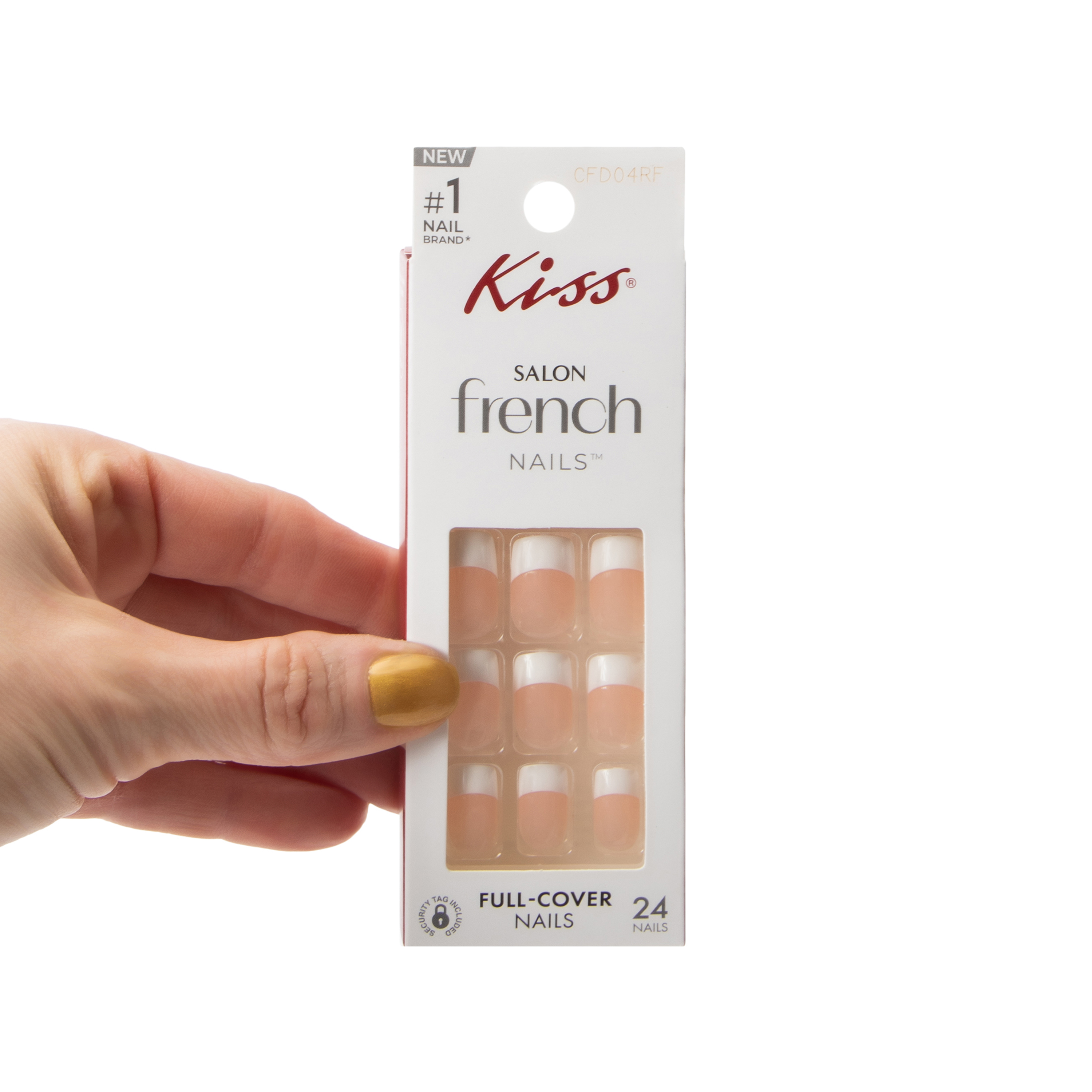 Kiss® Salon French Pink Full-Cover Nails 24-Count