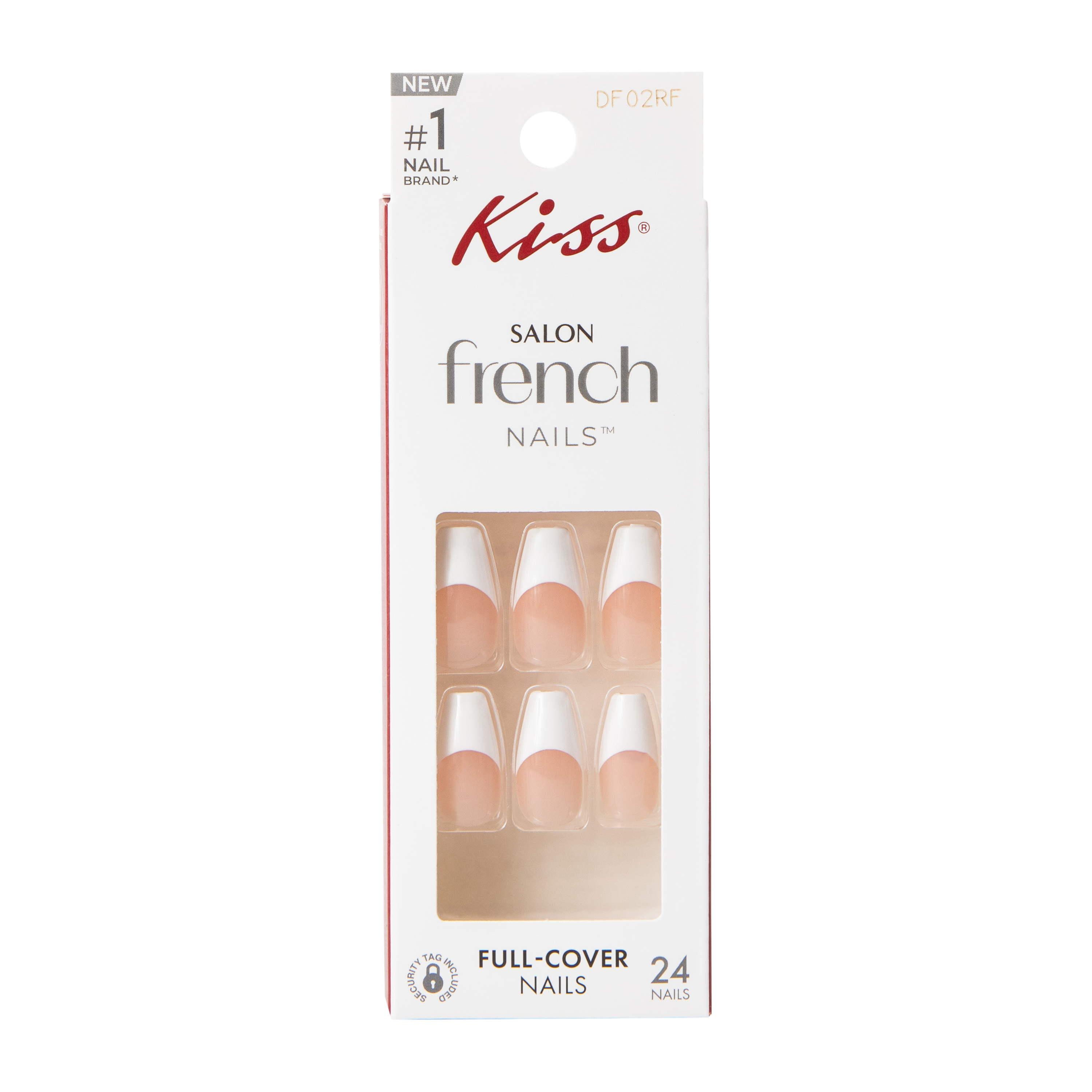 Kiss® Salon French Moon Secret Full-Cover Nails 24-Count