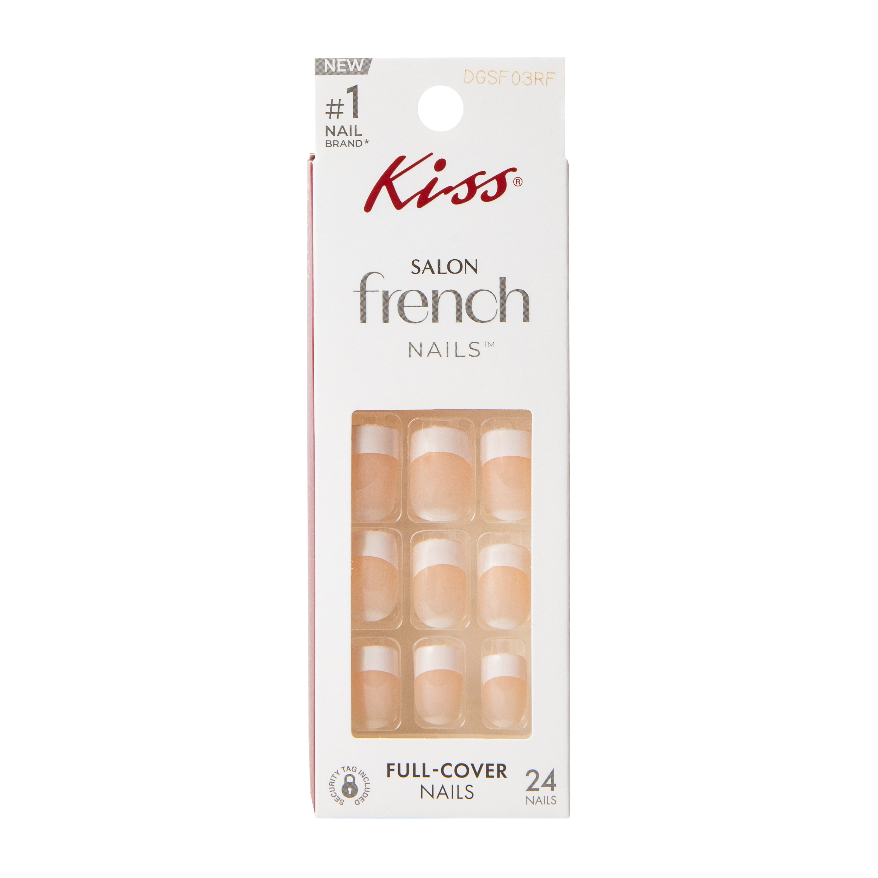 Kiss® Salon French Moon Pink Full-Cover Nails 24-Count