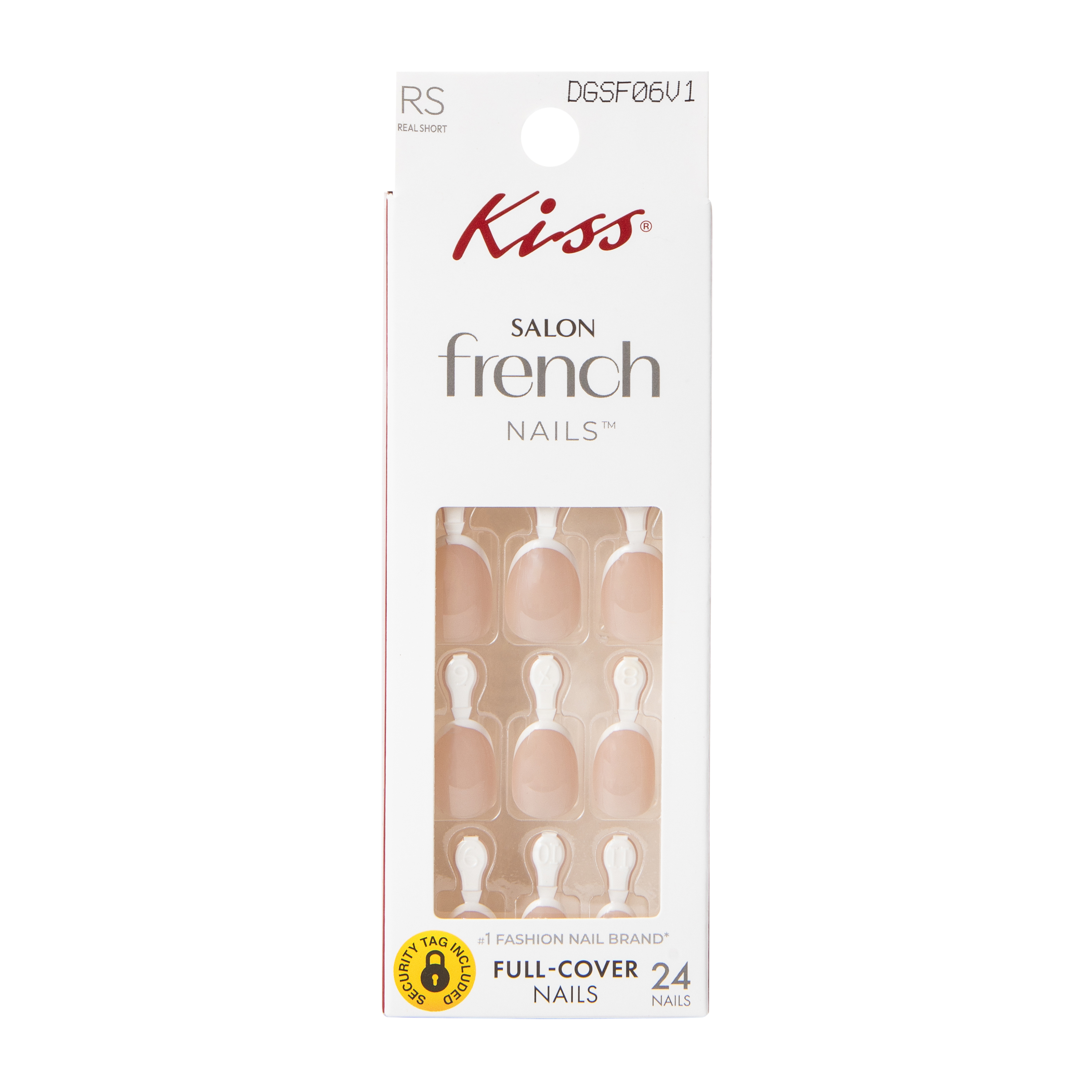 Kiss® Salon French Demure Full-Cover Nails 24-Count