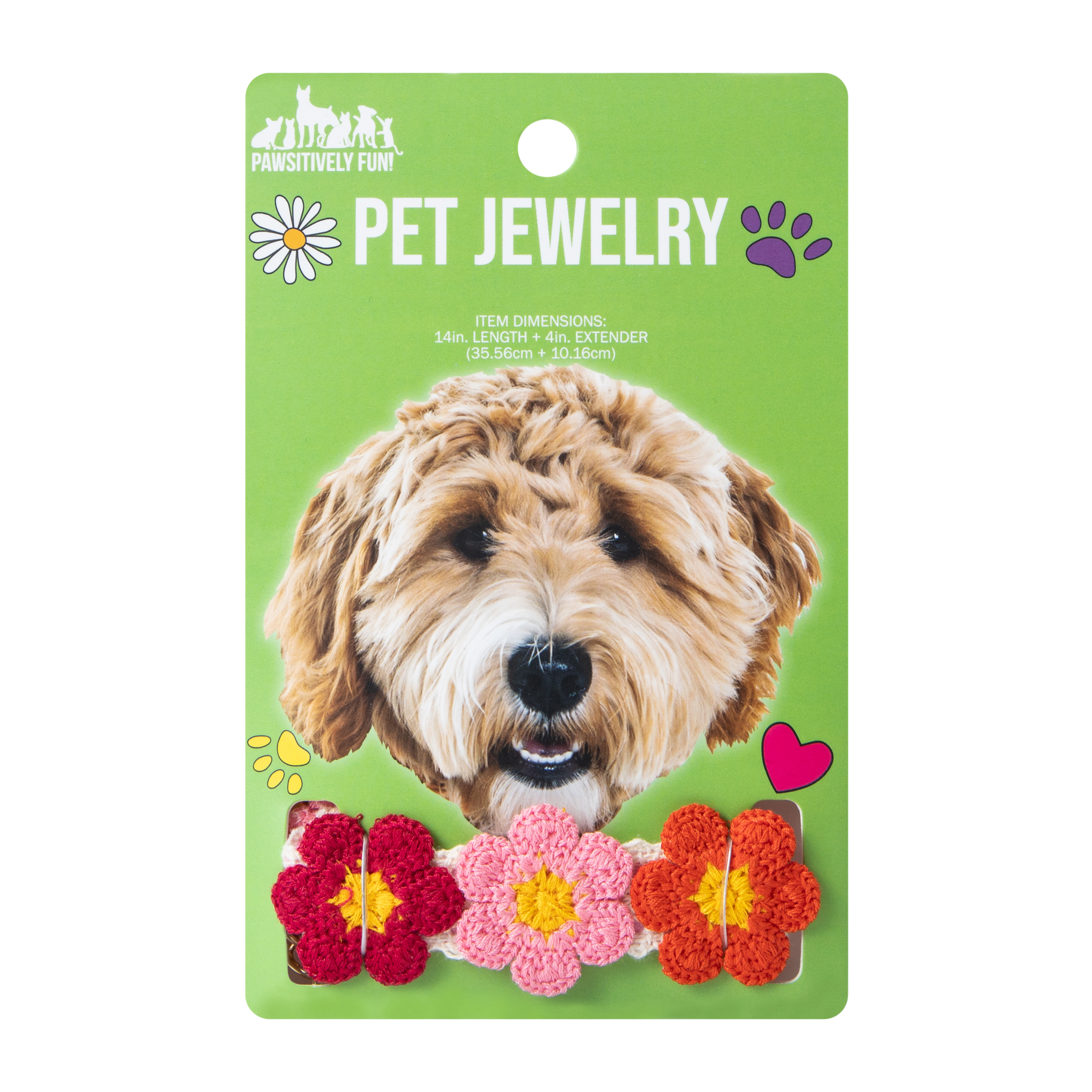 Flower Pet Jewelry 14in