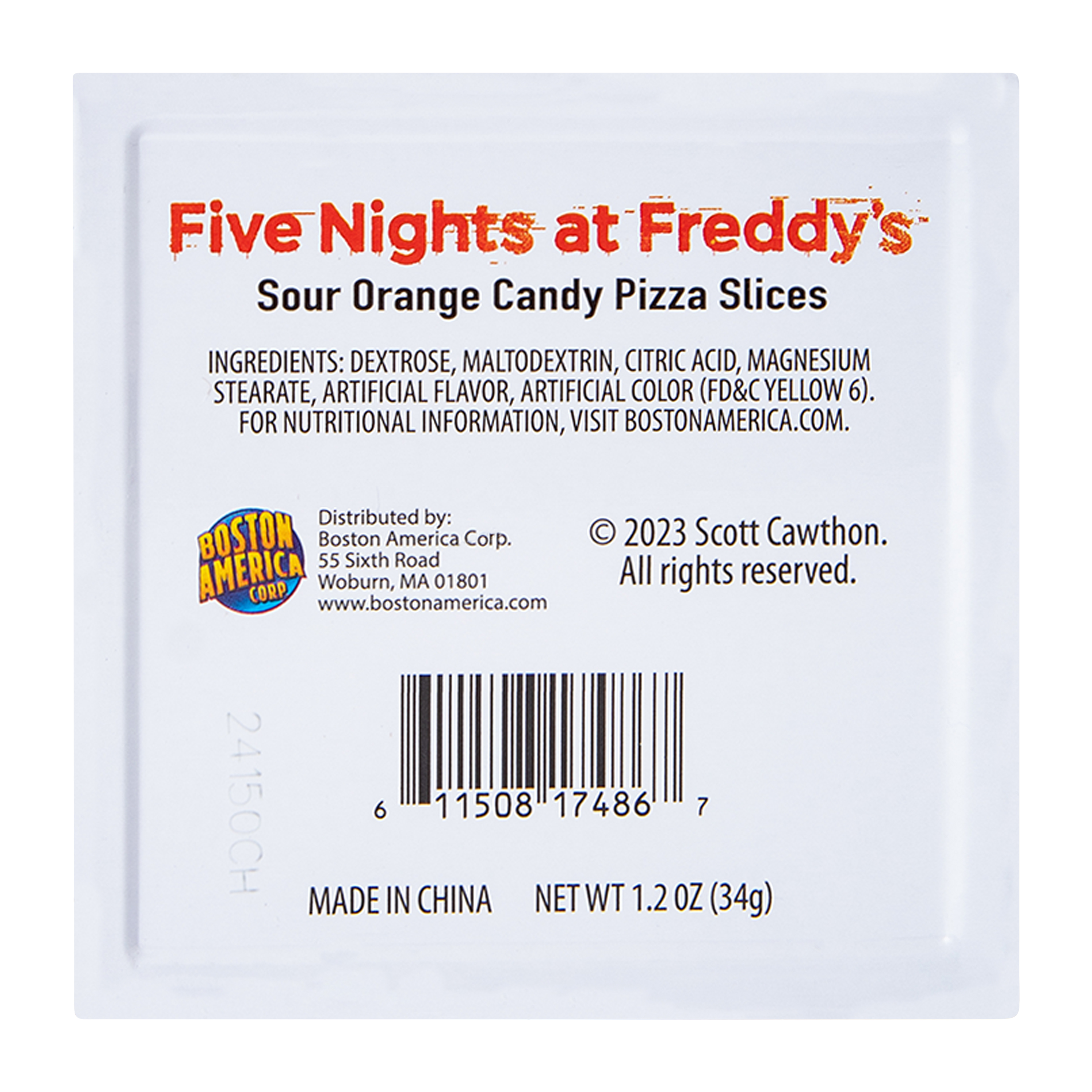 Freddy Fazbear's Pizza Candy