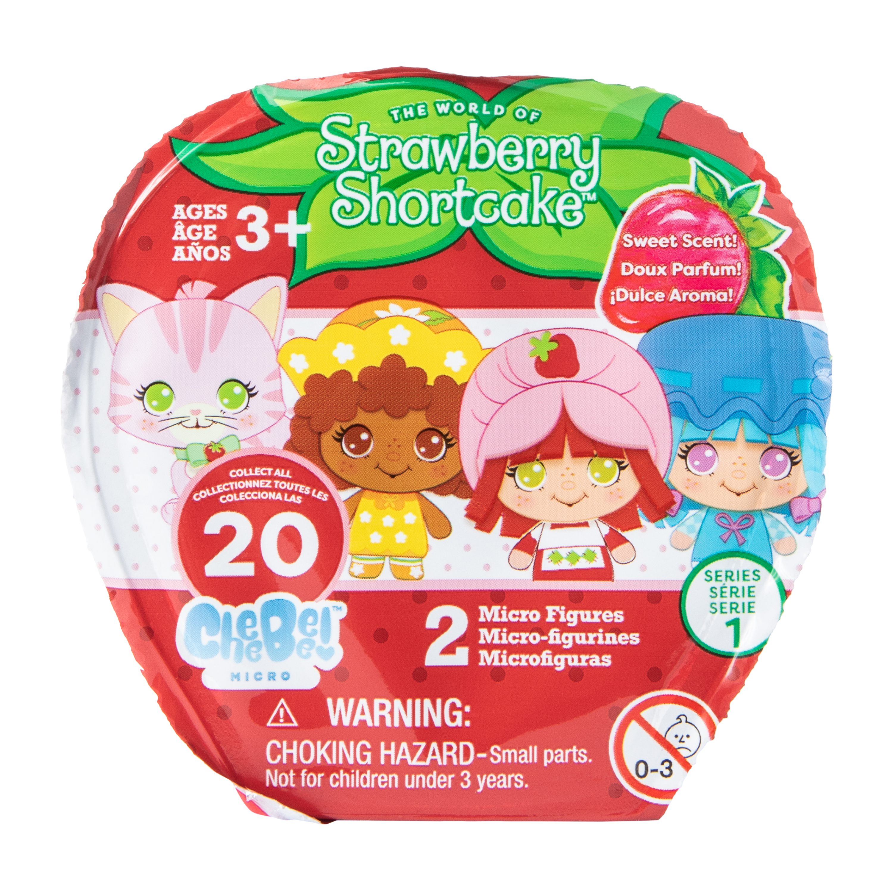 Strawberry Shortcake™ CheeBee!™ Micro Figures 2-Pack (Styles May Vary)
