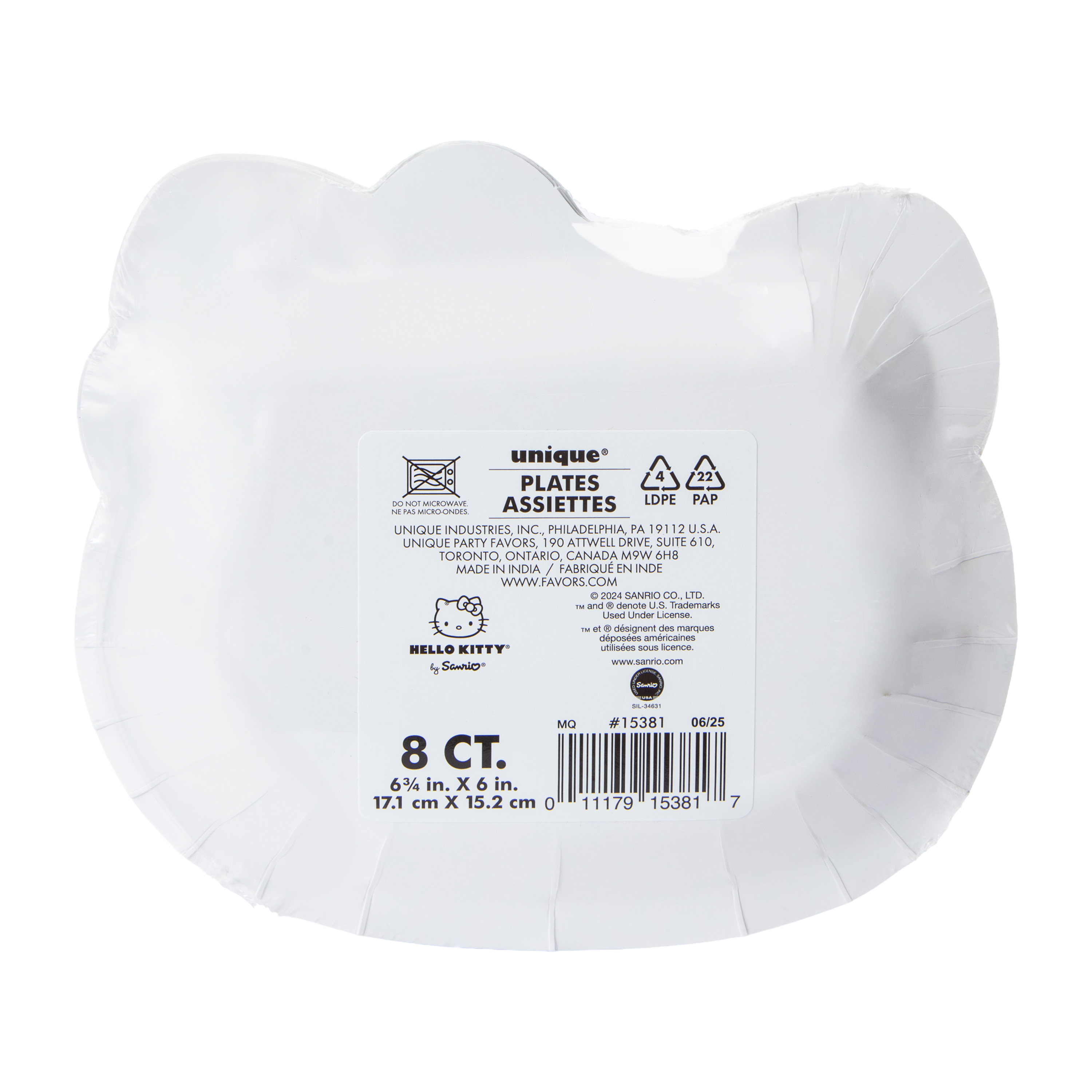 Hello Kitty® Party Plates 8-Count