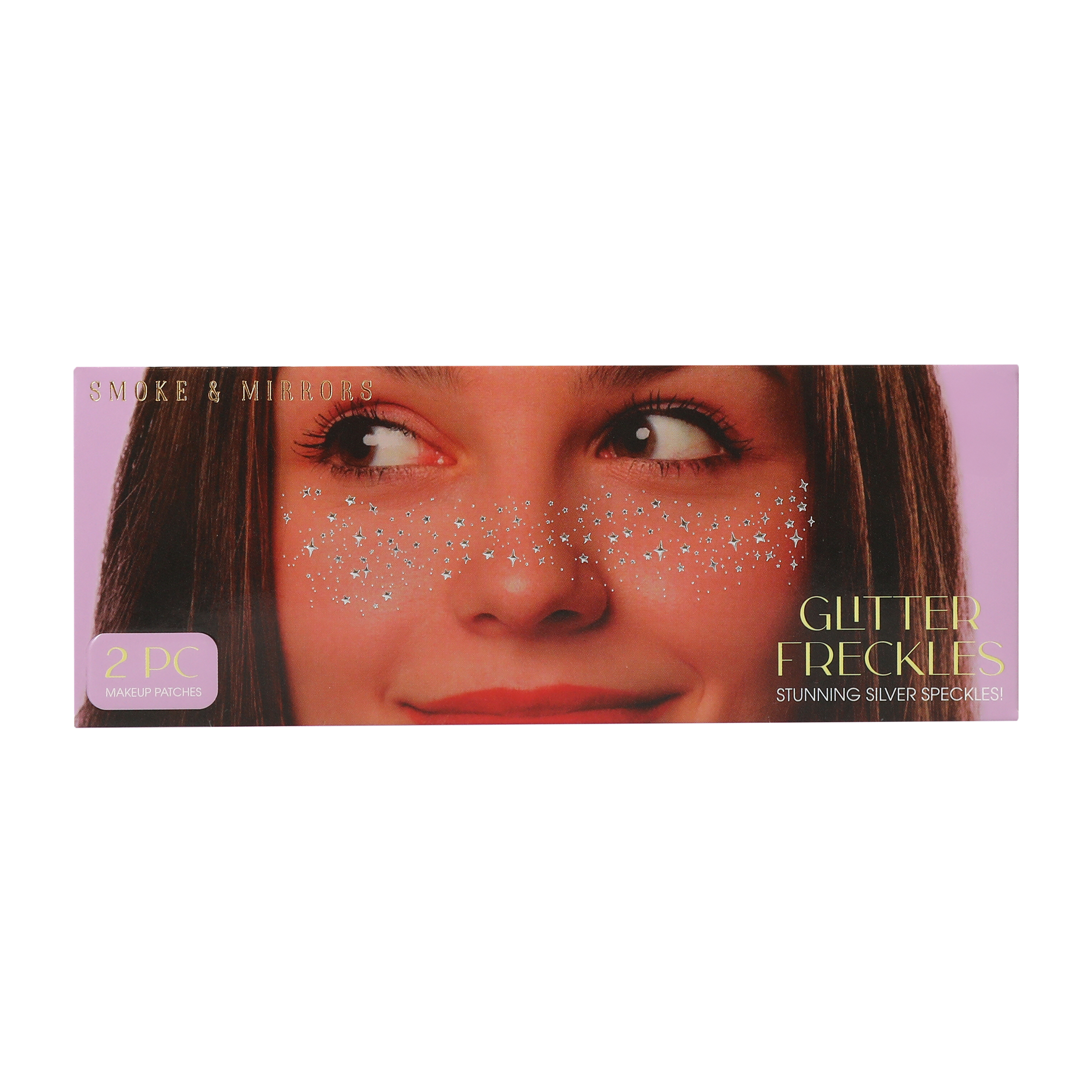 Smoke & Mirrors Silver Glitter Freckles Makeup Patches 2-Piece