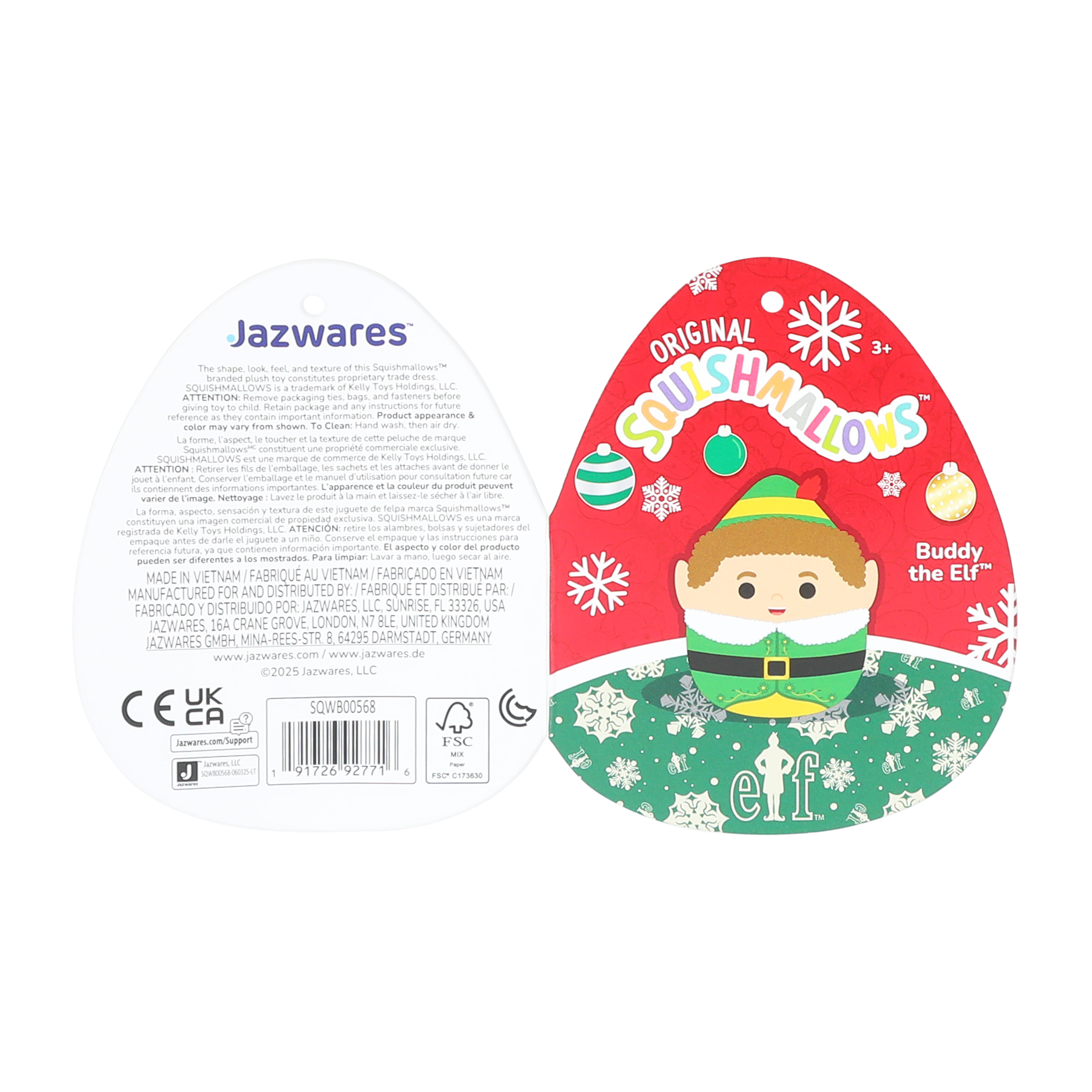Squishmallows™ Buddy The Elf Plush