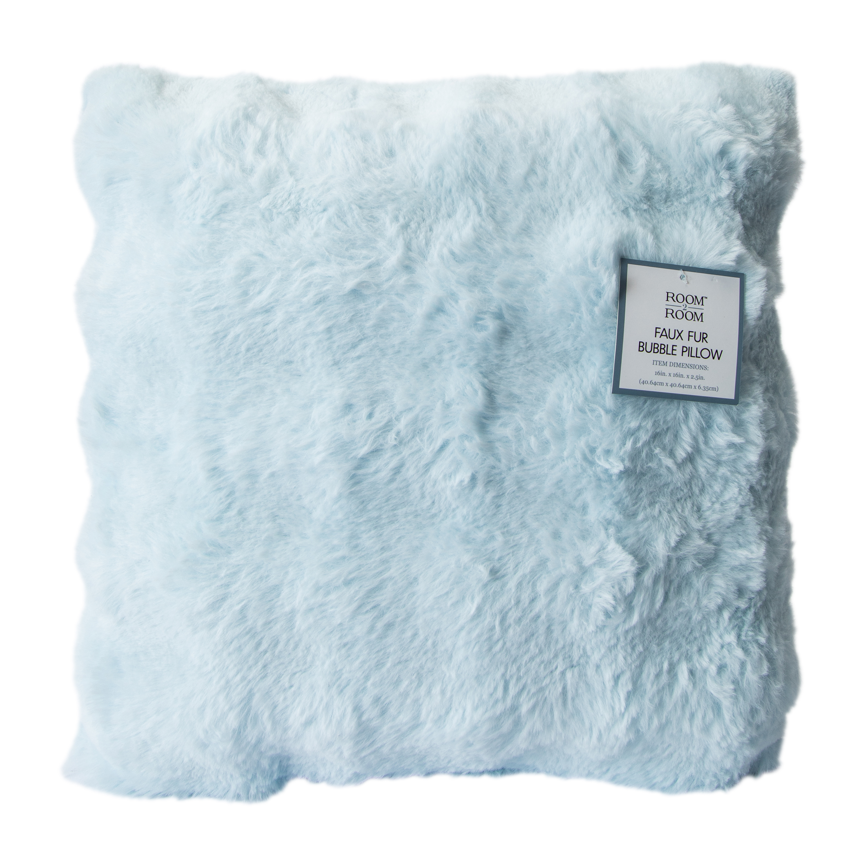 Faux Fur Bubble Pillow 16in x 16in