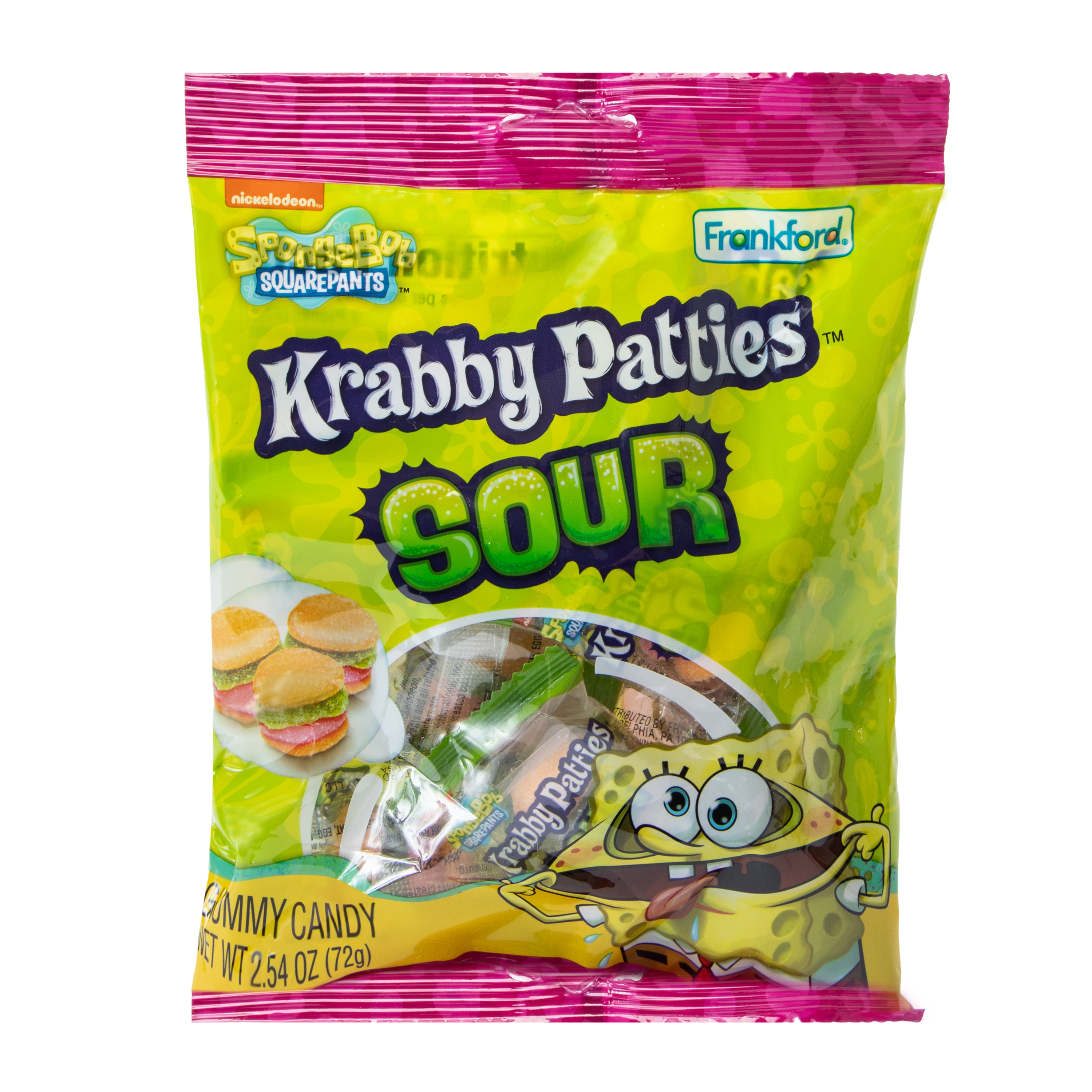 SpongeBob SquarePants™ Krabby Patties™ Sour Gummy Candies 2.54oz