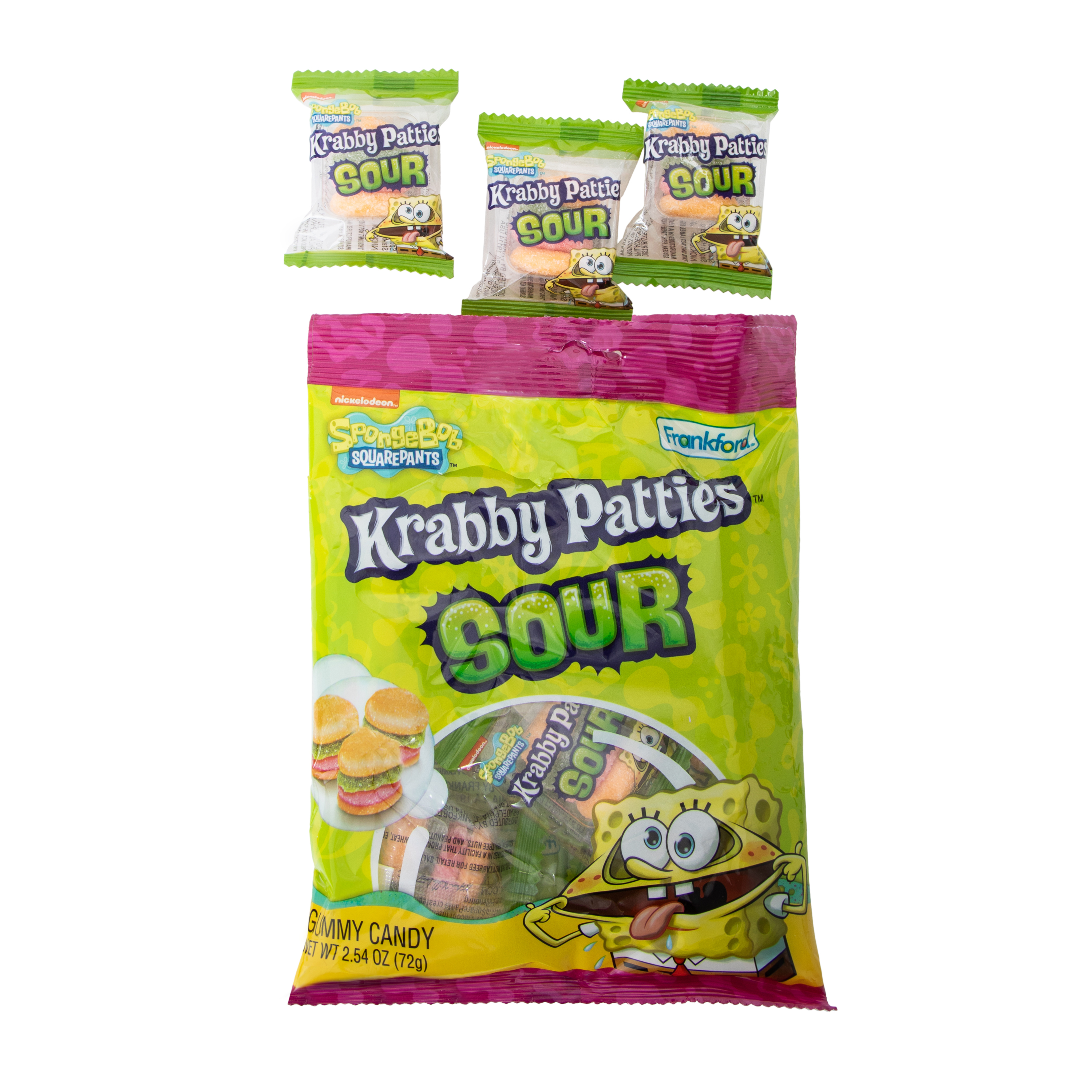 SpongeBob SquarePants™ Krabby Patties™ Sour Gummy Candies 2.54oz