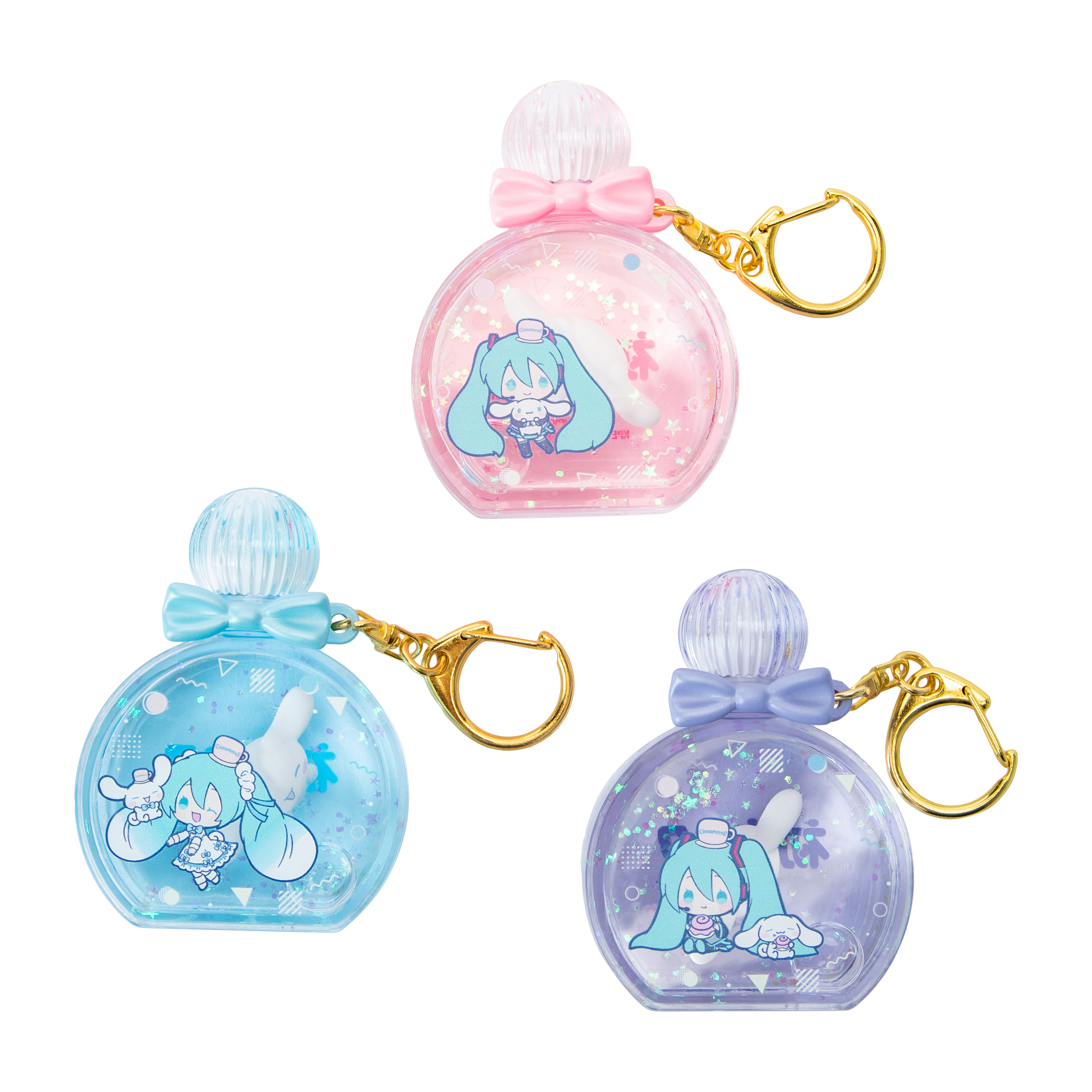 Hatsune Miku X Cinnamoroll™ Tsunameez Bling Bag Hanger Figure (Styles May Vary)