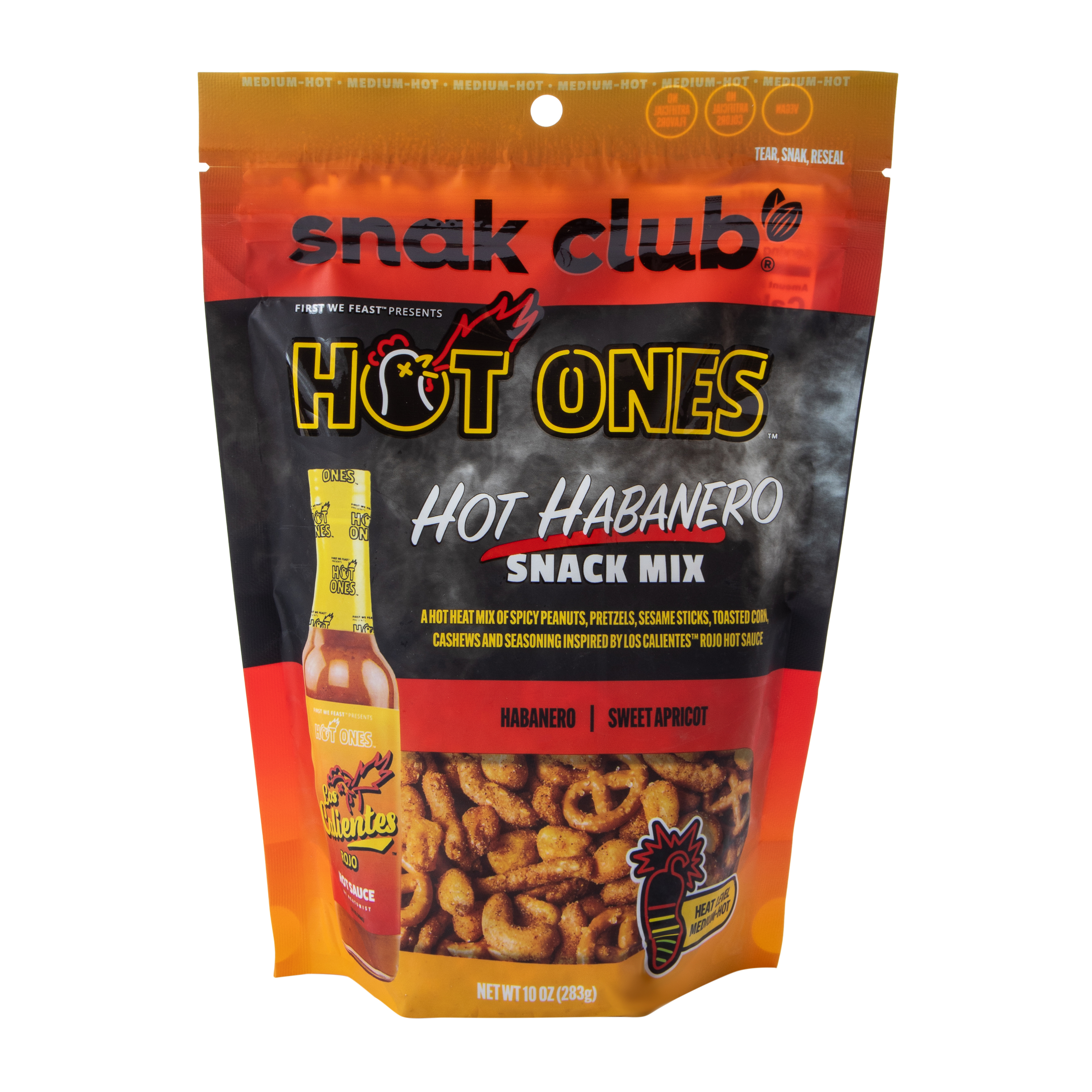 Snak Club® Hot Ones™ Hot Habanero Snack Mix 10oz