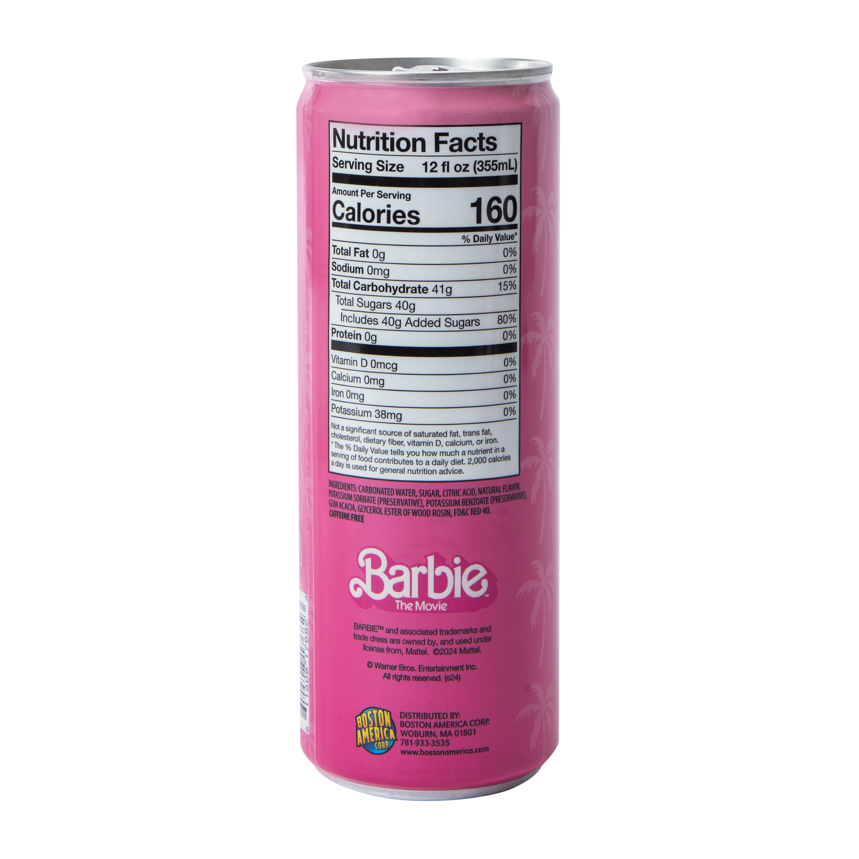 Barbie™ Cherry Lime Party Punch Can 12oz