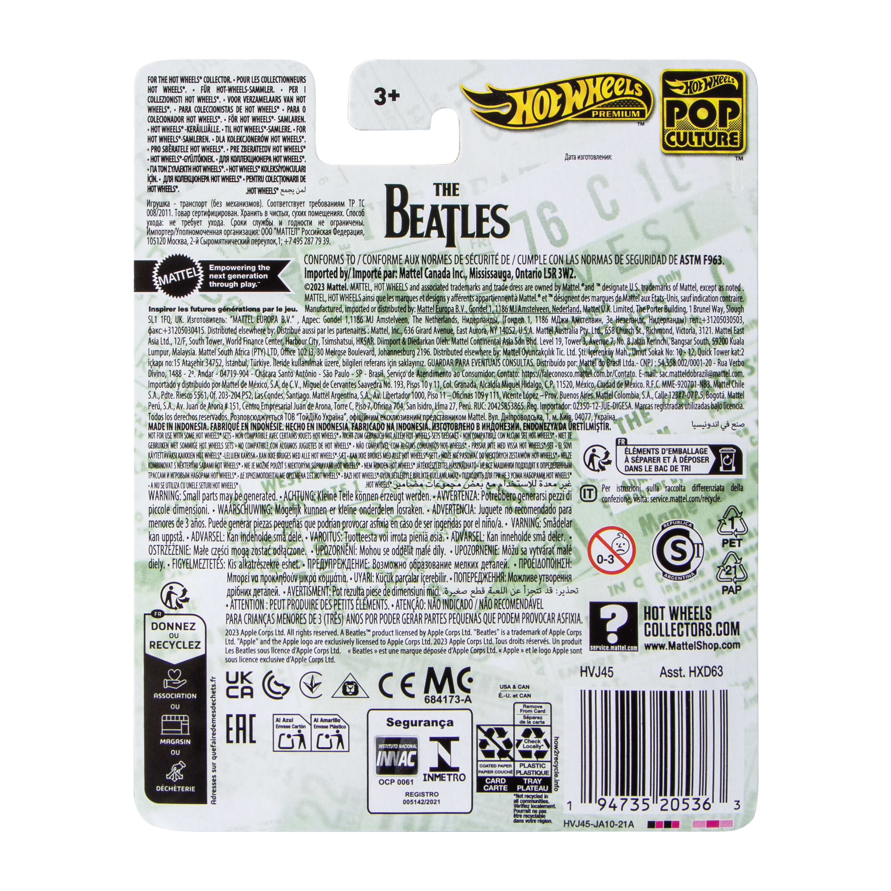 Hot Wheels™ Premium The Beatles Hiway Hauler Toy