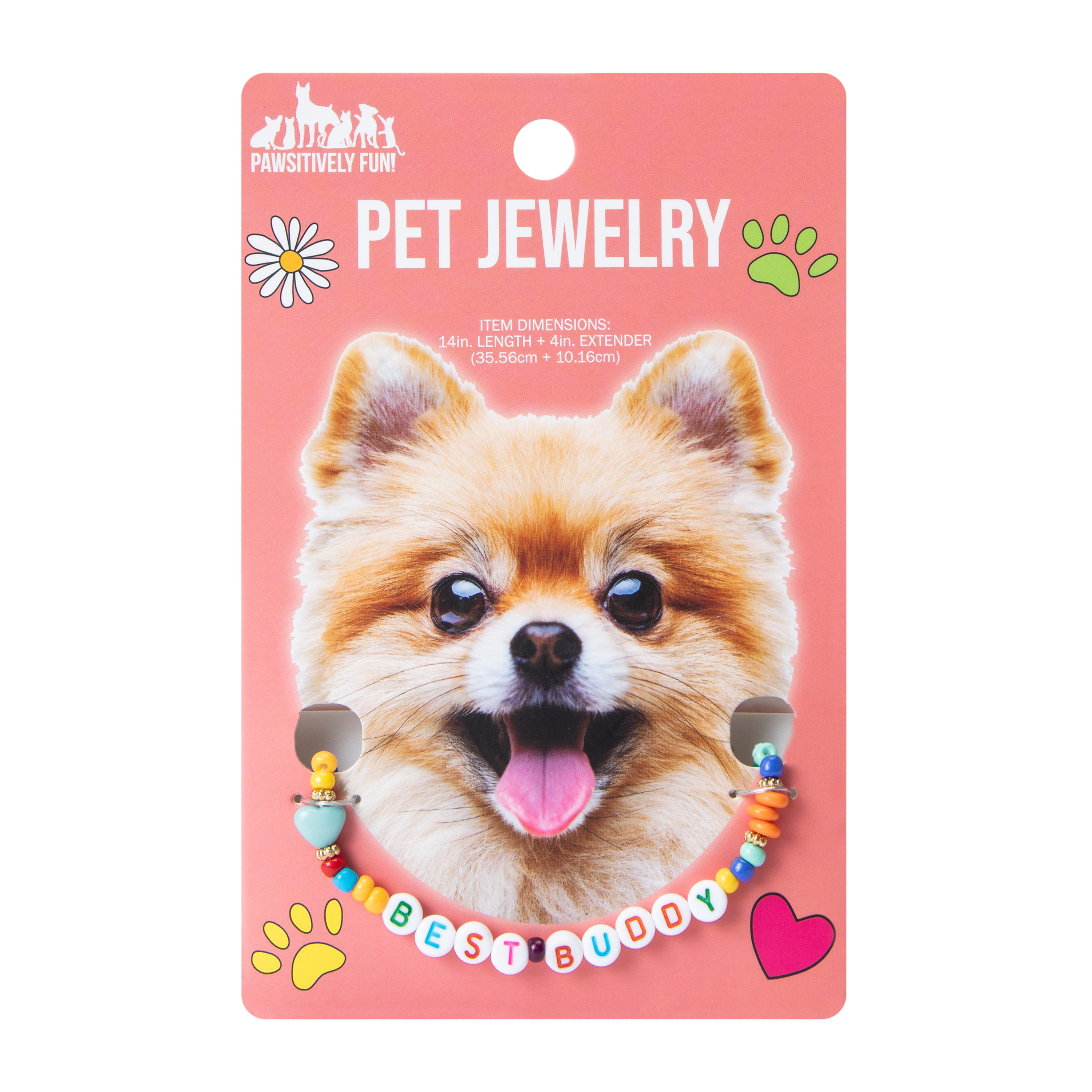 Beaded Pet Jewelry 14in