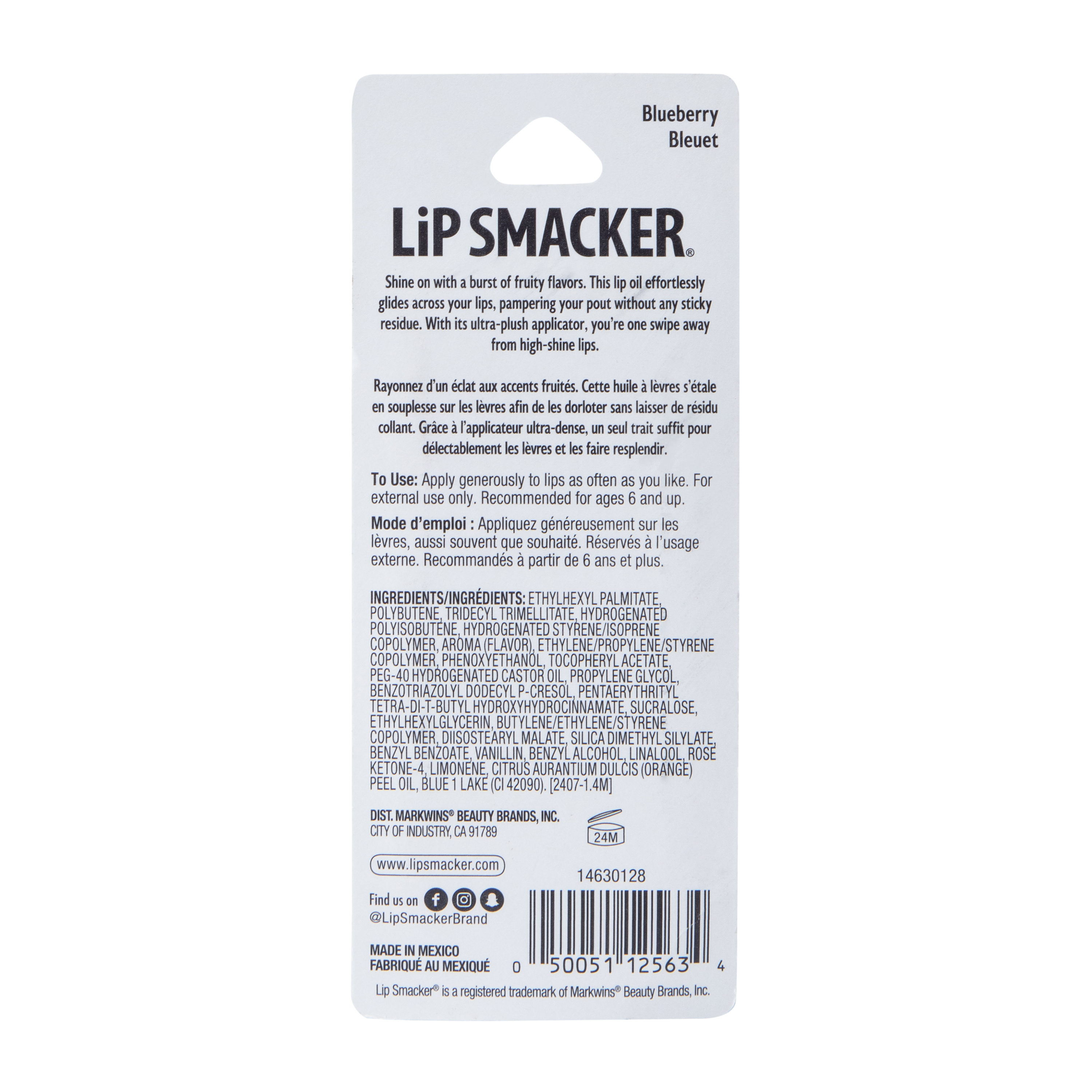 Lip Smacker® Fruit Glaze™ Blueberry Lip Oil 0.21oz