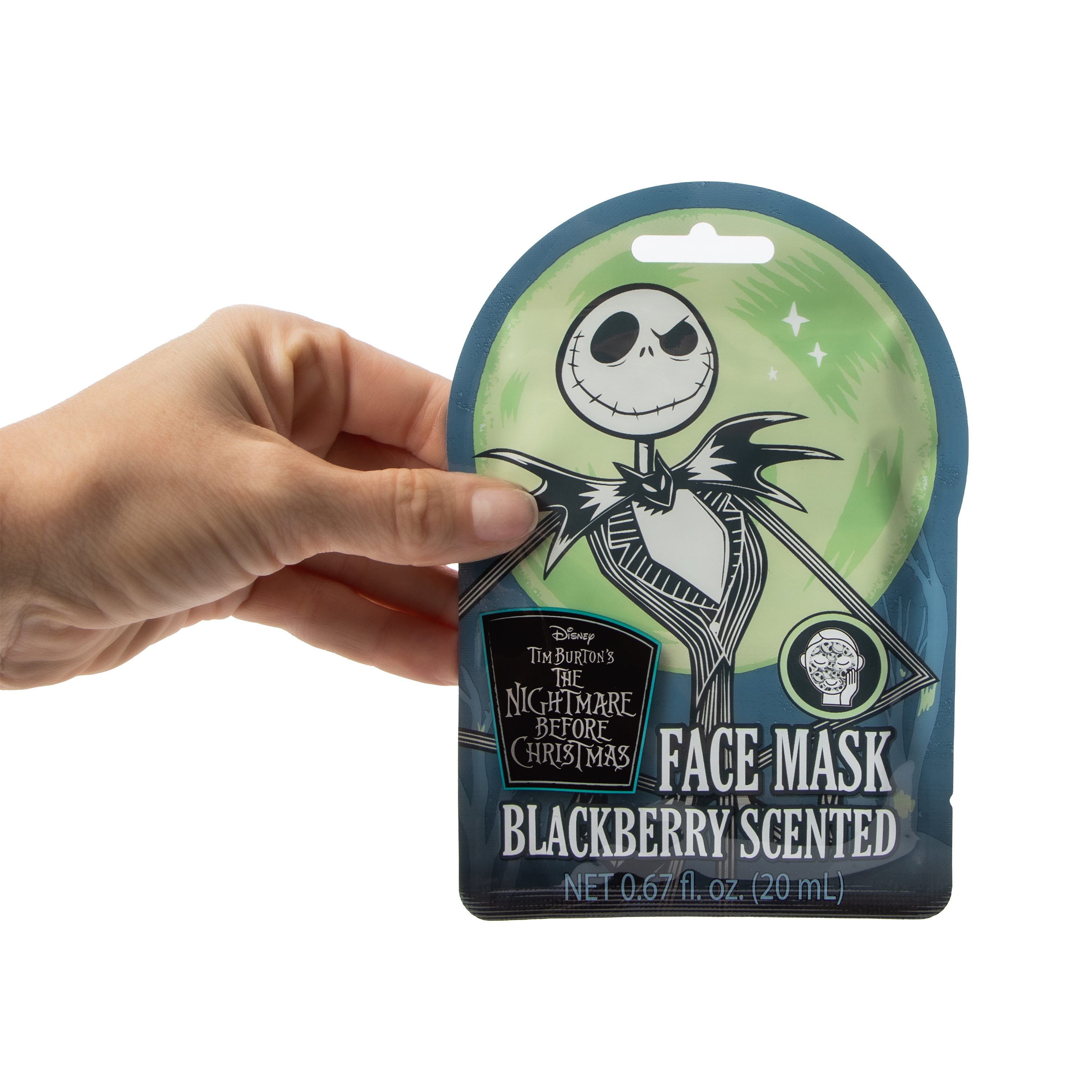 Disney Tim Burton's The Nightmare Before Christmas Blueberry Scented Face Mask 0.67oz