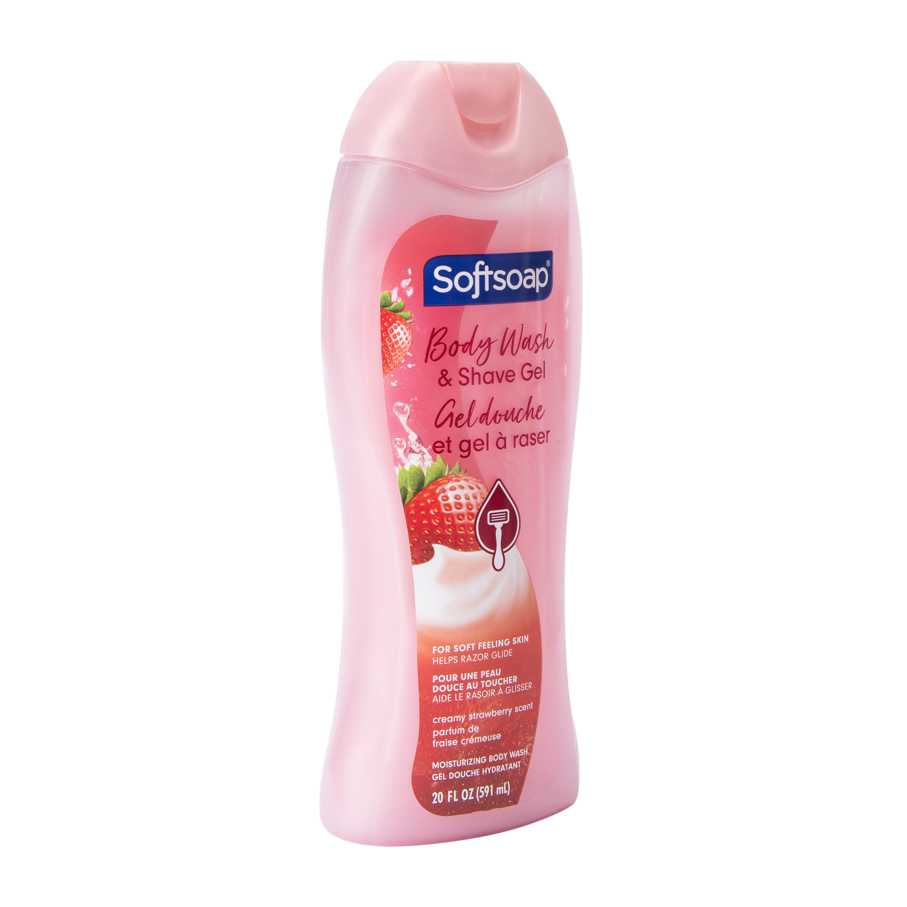 Softsoap® Body Wash & Shave Gel Creamy Strawberry Scent 20oz