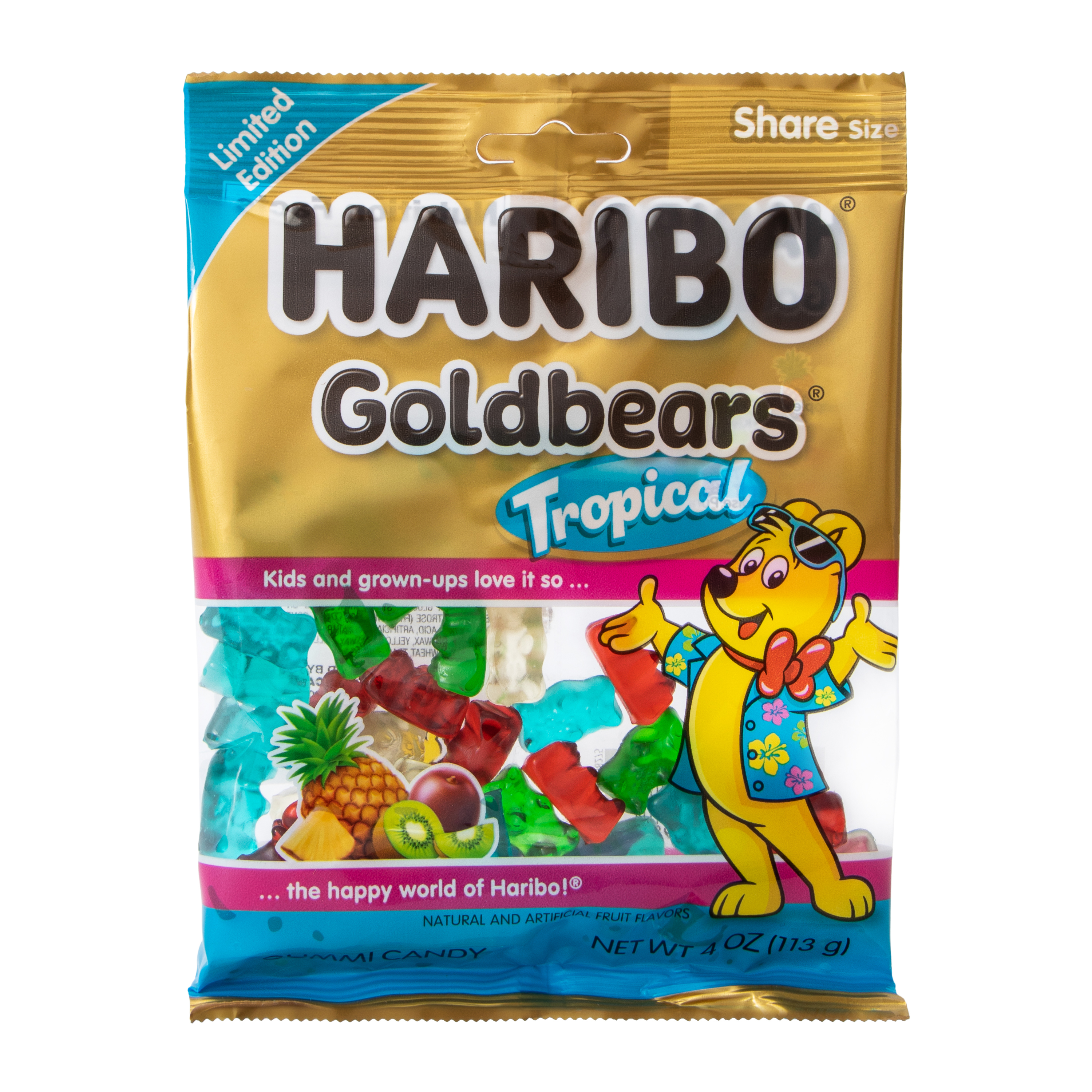 Haribo® Limited Edition Goldbears® Tropical Gummi Candy 4oz